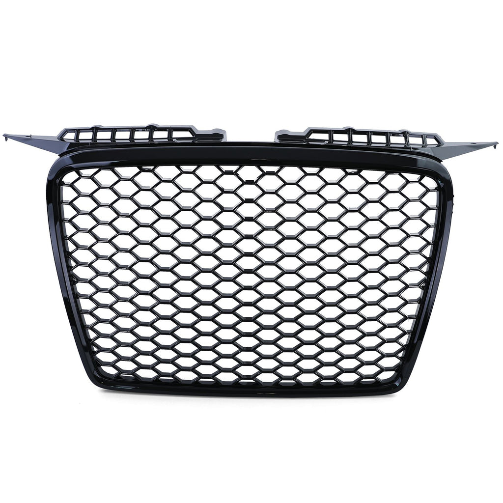 Wabengrill Schwarz glänzend – passend für Audi A3 8P Facelift
