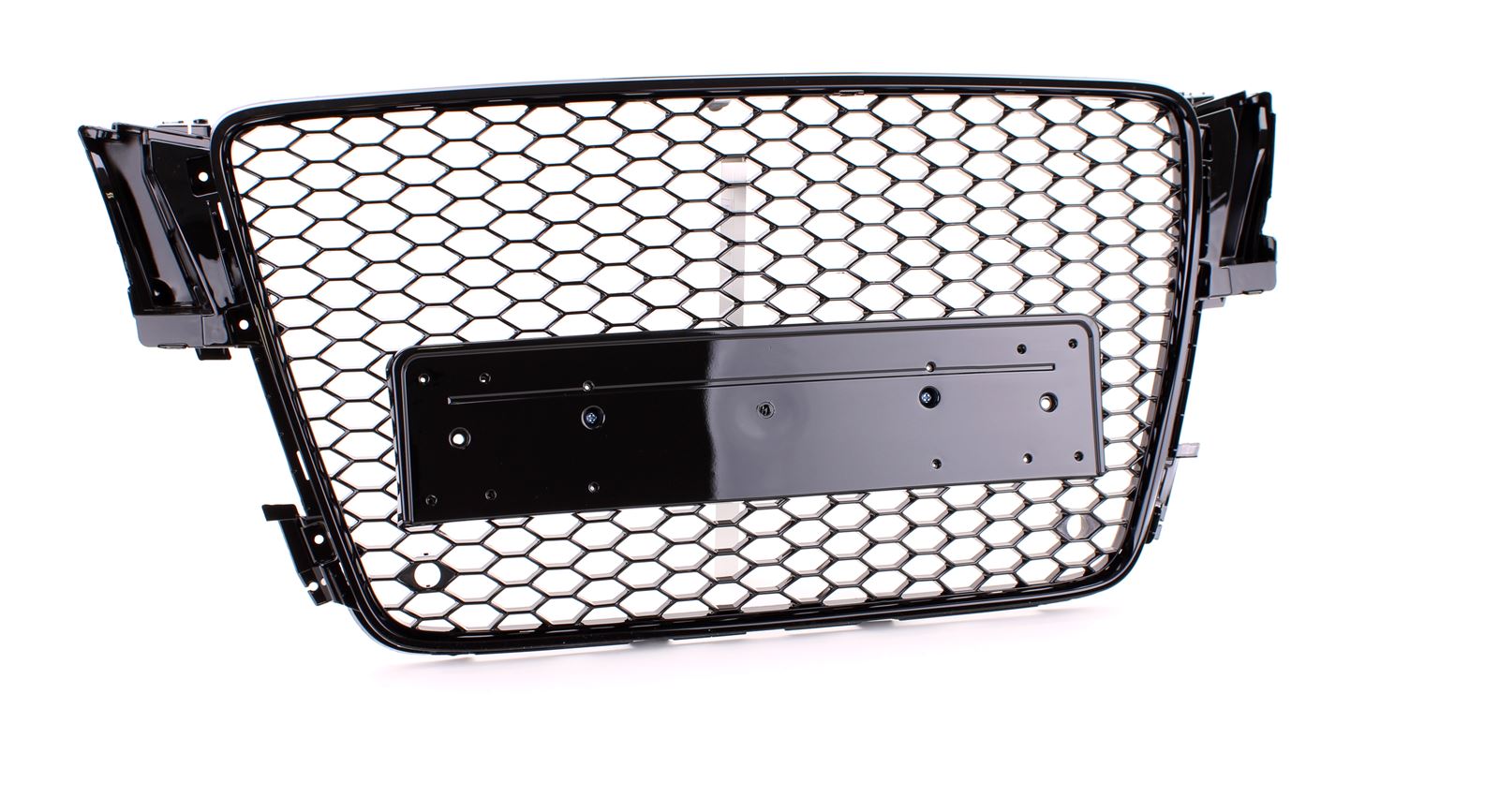Wabengrill Schwarz glänzend – passend für Audi A5 8T