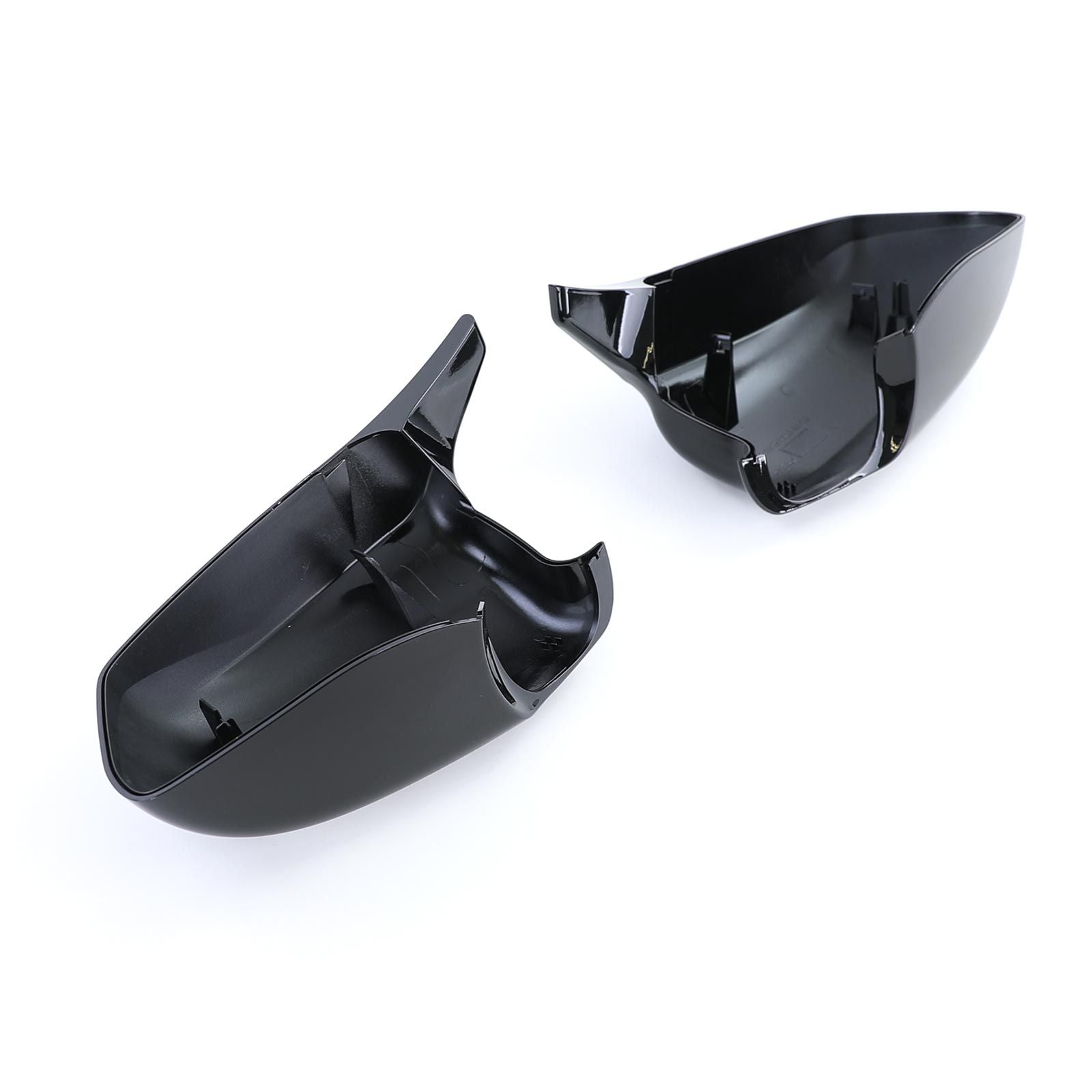 Spiegelkappen passend für BMW 5er F10 F11 Vorfacelift Schwarz Glanz