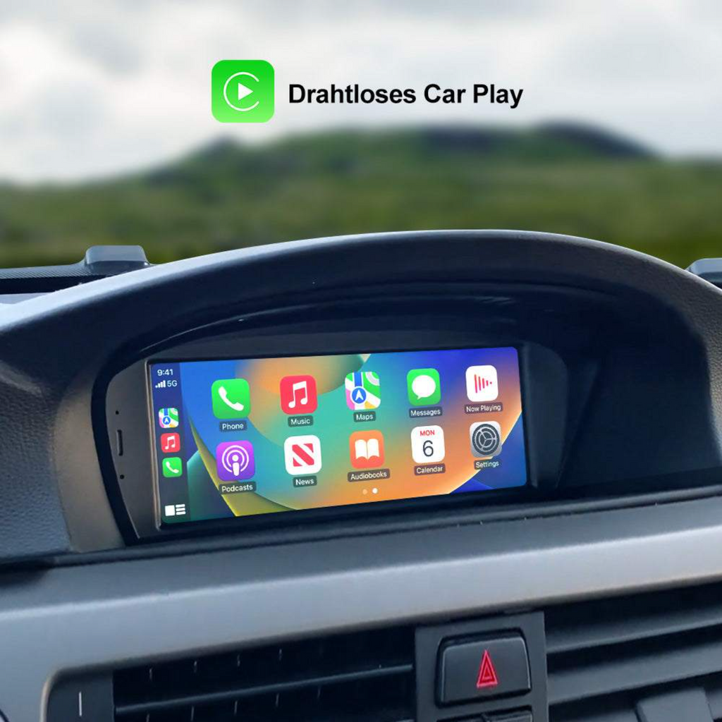 Wireless Apple CarPlay & Android Auto Display - passend für BMW 3er E90 E91 E92 E93 (CCC & CIC)