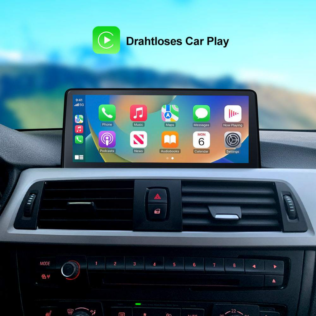 Wireless Apple CarPlay & Android Auto Display - passend für BMW 4er F32 F33 F36 F82 (CIC / NBT / NBT EVO)