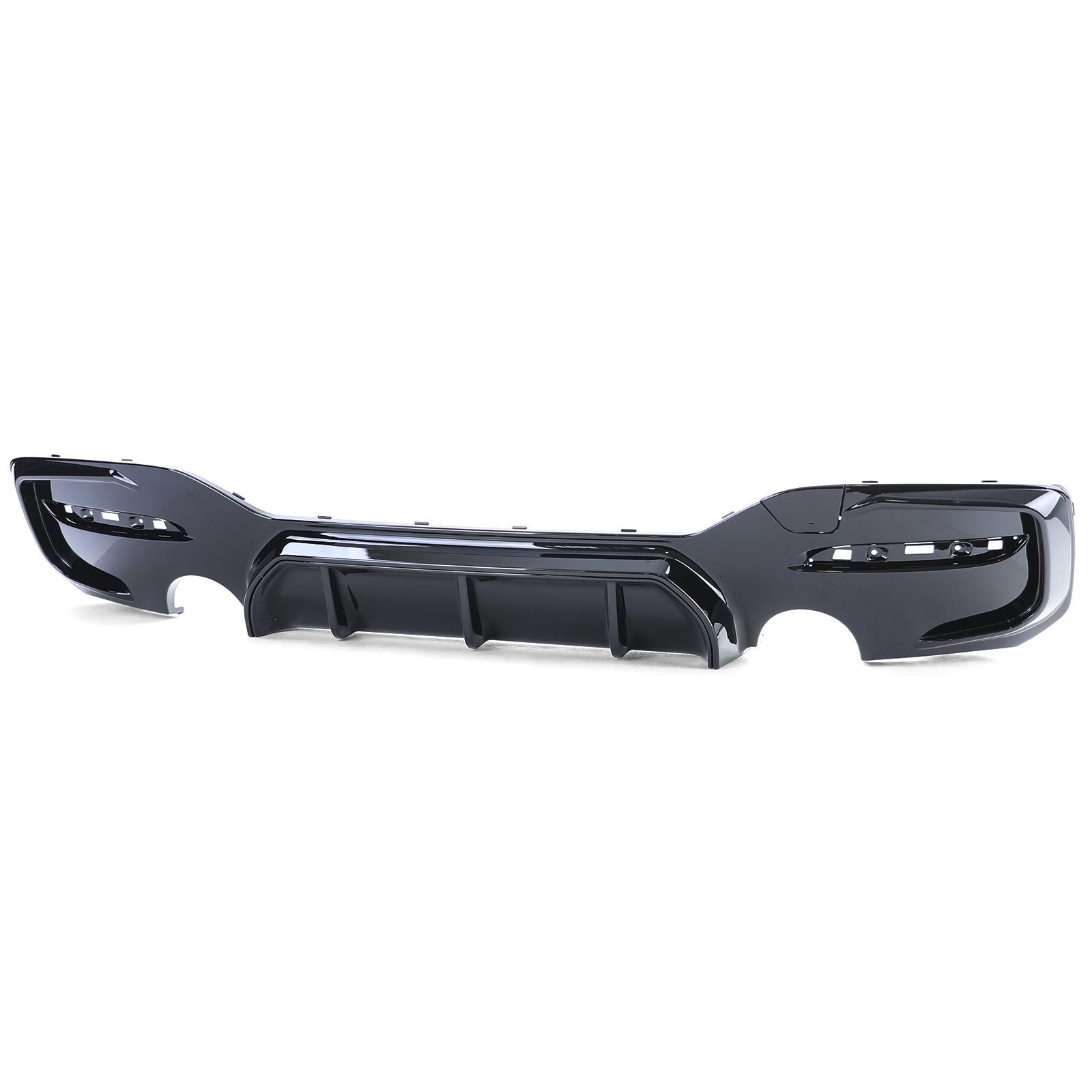 Heckdiffusor Schwarz Glanz passend für BMW 1er F20 F21 Facelift