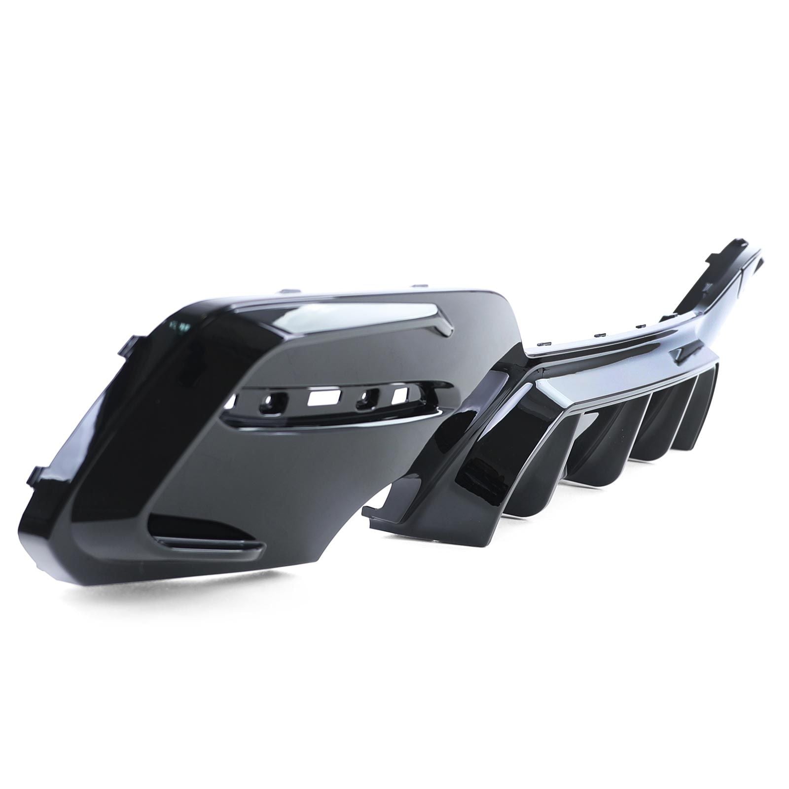 Heckdiffusor Schwarz Glanz passend für BMW 1er F20 F21 Facelift