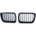 Kühlergrill Doppelsteg Schwarz glänzend – passend für BMW 3er E36 Facelift
