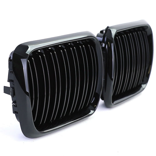 Kühlergrill Doppelsteg Schwarz glänzend – passend für BMW 3er E36 Facelift
