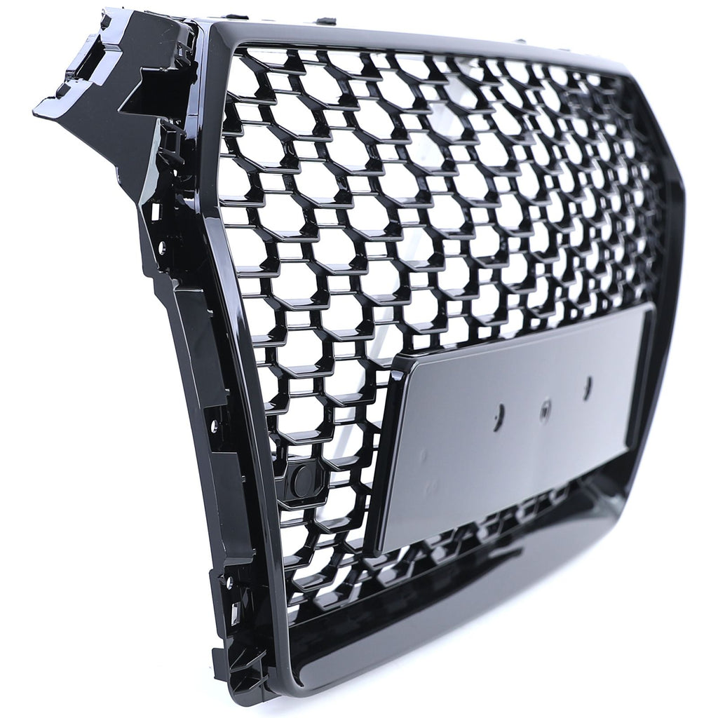 Wabengrill Schwarz glänzend 2 – passend für Audi A4 B9 Vorfacelift
