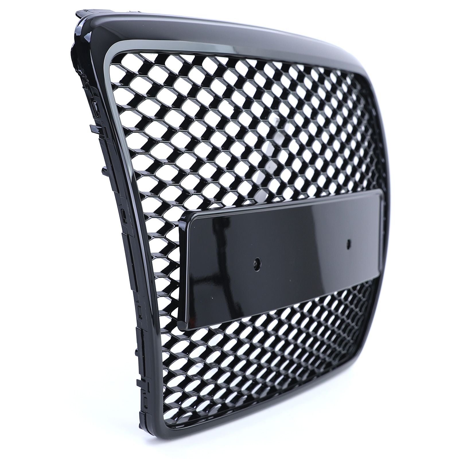 Wabengrill Schwarz glänzend – passend für Audi A6 C6 Facelift