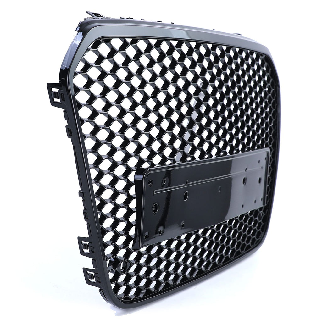 Wabengrill Schwarz glänzend – passend für Audi A6 C7 Vorfacelift