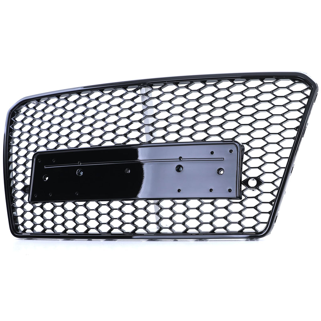 Wabengrill Schwarz glänzend – passend für Audi A7 C7 Vorfacelift