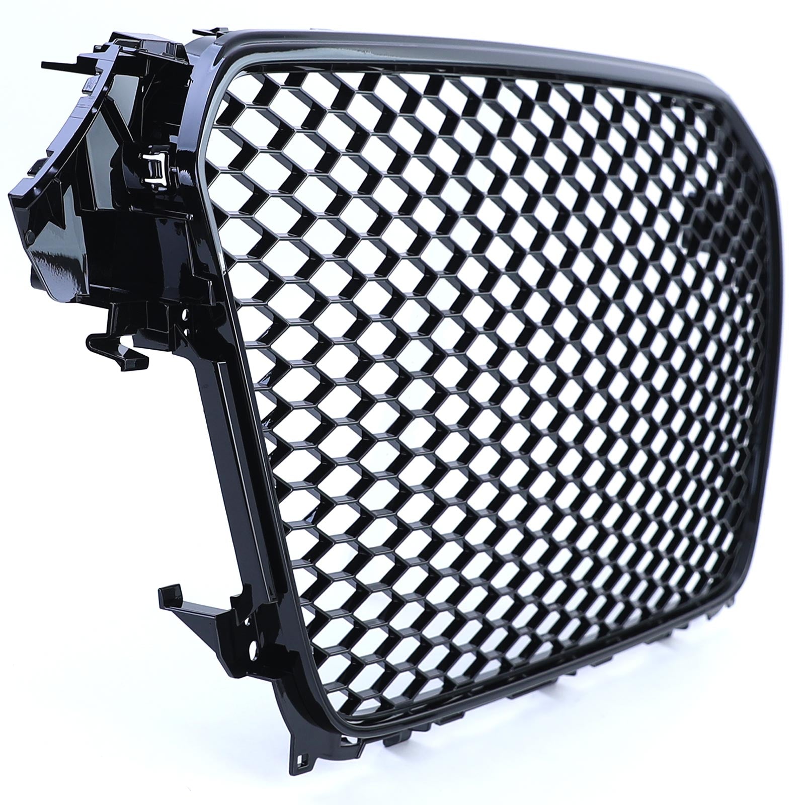 Wabengrill Schwarz glänzend – passend für Audi A4 B8 Facelift