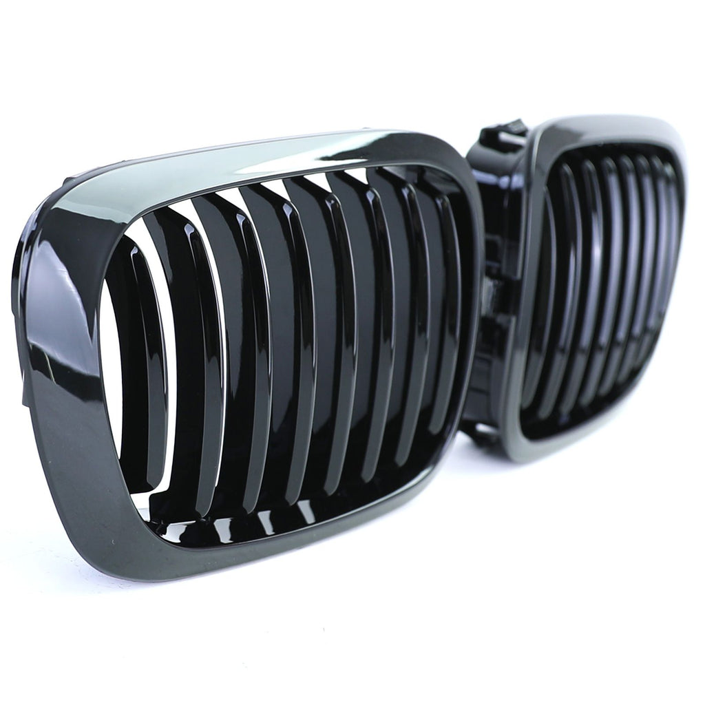Kühlergrill Schwarz glänzend – passend für BMW 3er E46 Coupé/Cabrio Vorfacelift