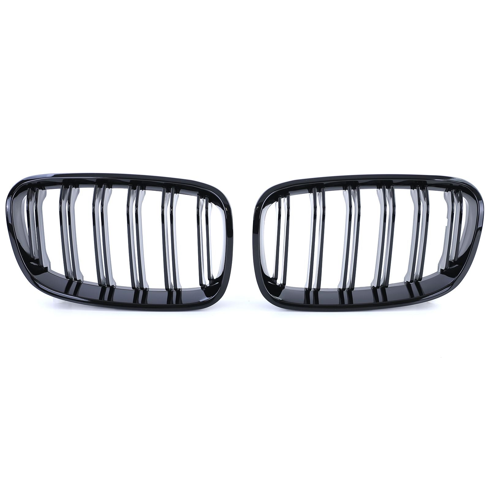 Kühlergrill Doppelsteg Schwarz glänzend – passend für BMW 1er F20/F21 Vorfacelift