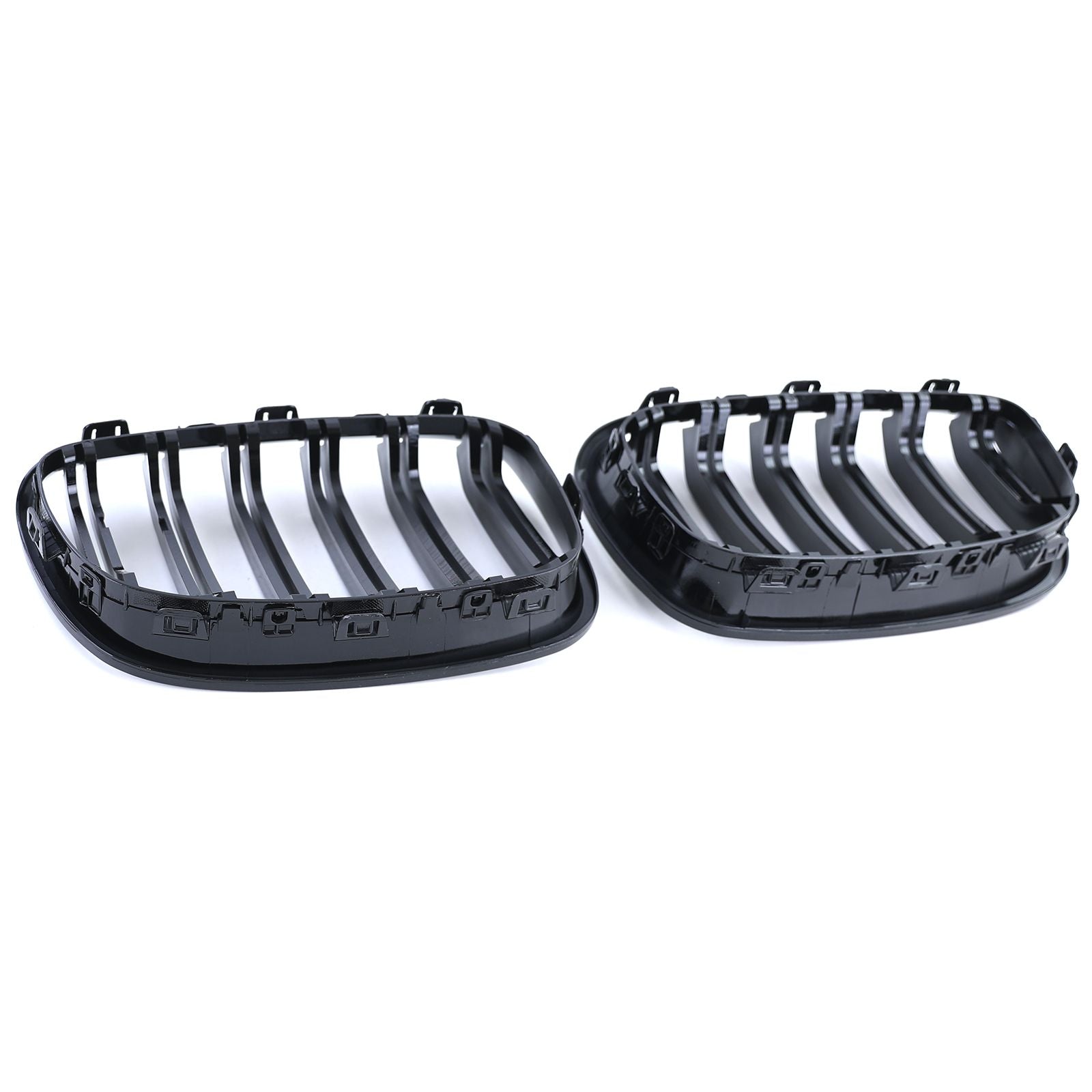 Kühlergrill Doppelsteg Schwarz glänzend – passend für BMW 1er F20/F21 Vorfacelift