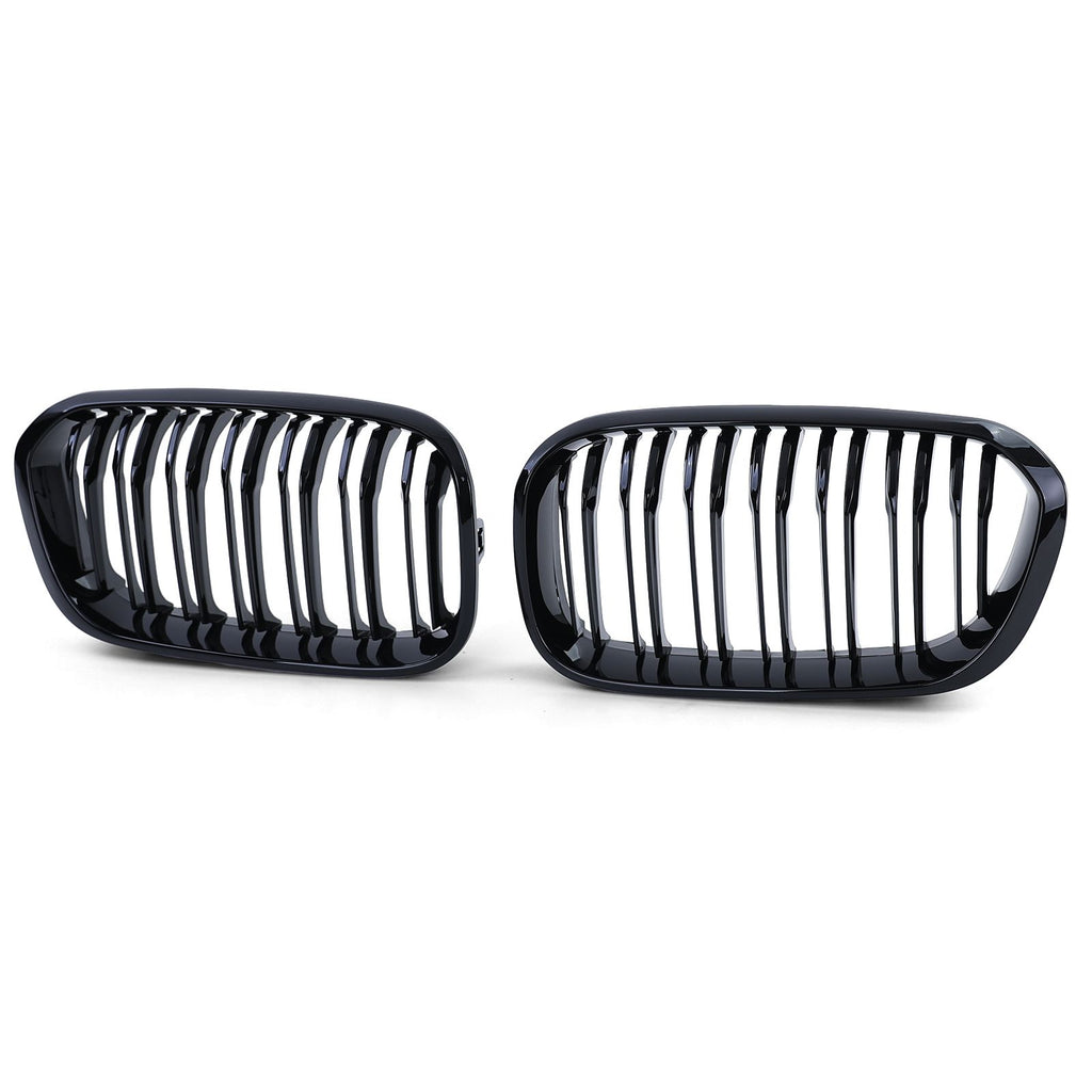 Kühlergrill Doppelsteg Schwarz glänzend – passend für BMW 1er F20/F21 Facelift