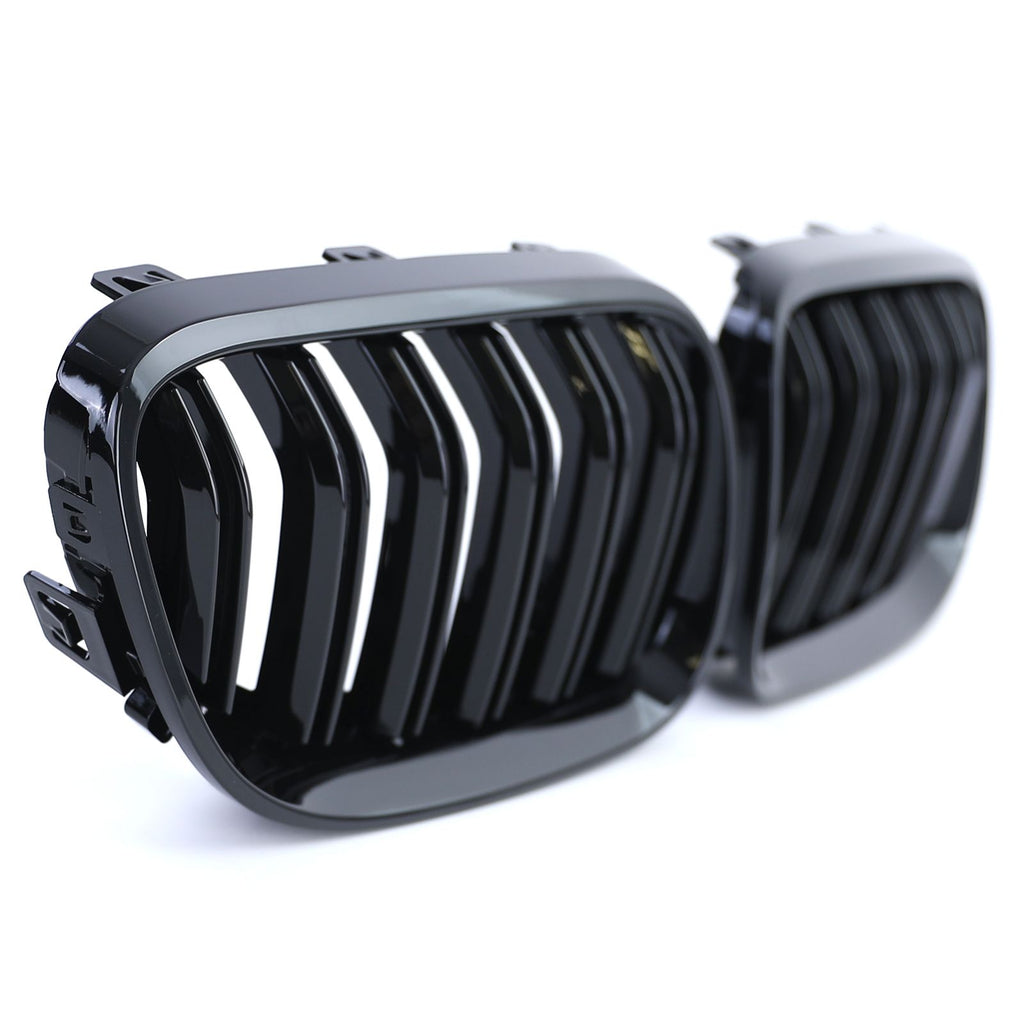 Kühlergrill Doppelsteg Schwarz glänzend – passend für BMW 3er E92/E93 Facelift