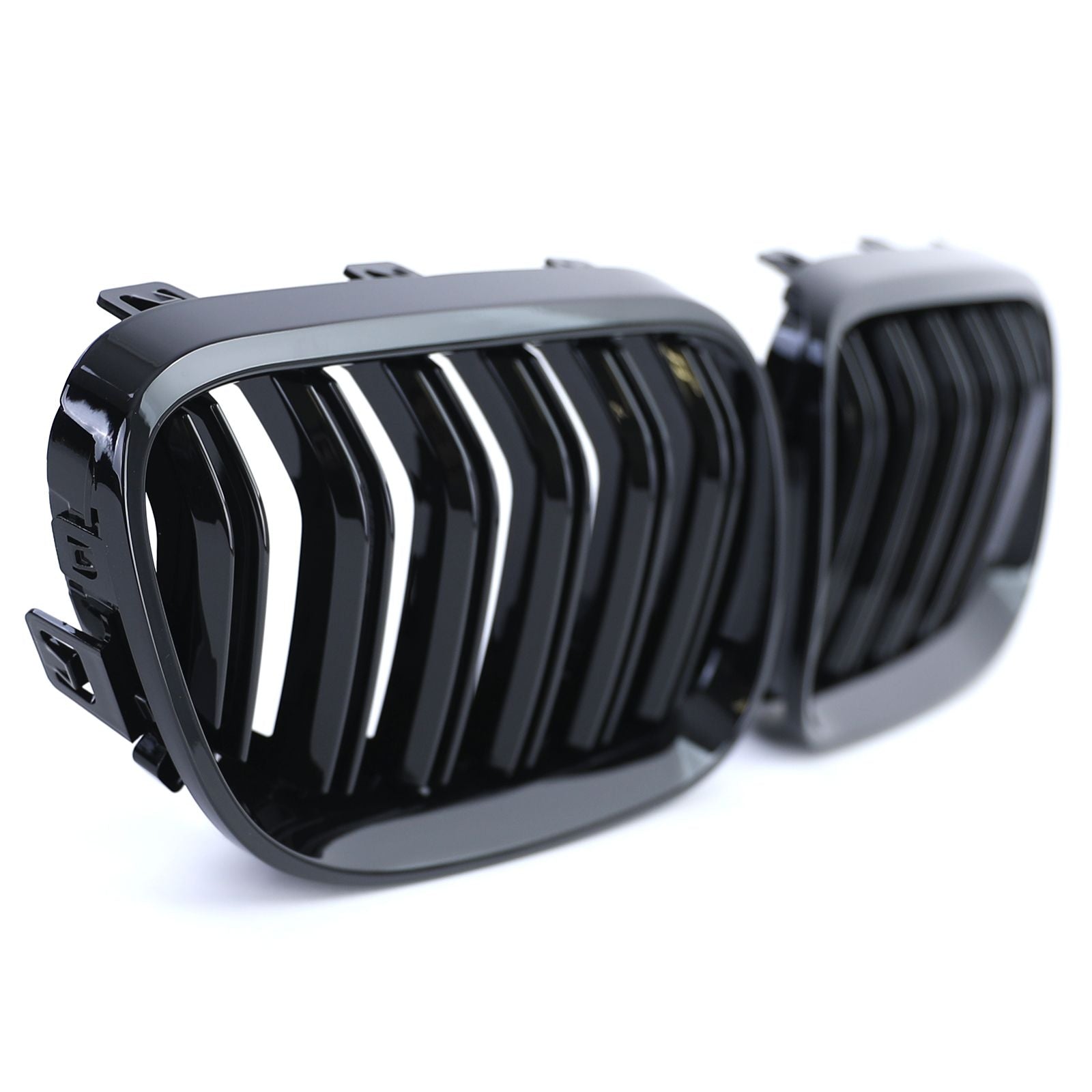 Kühlergrill Doppelsteg Schwarz glänzend – passend für BMW 3er E92/E93 Facelift