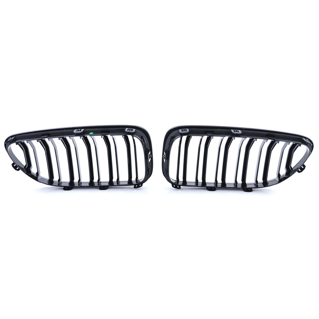 Kühlergrill Doppelsteg Schwarz glänzend – passend für BMW 6er F06/F12/F13