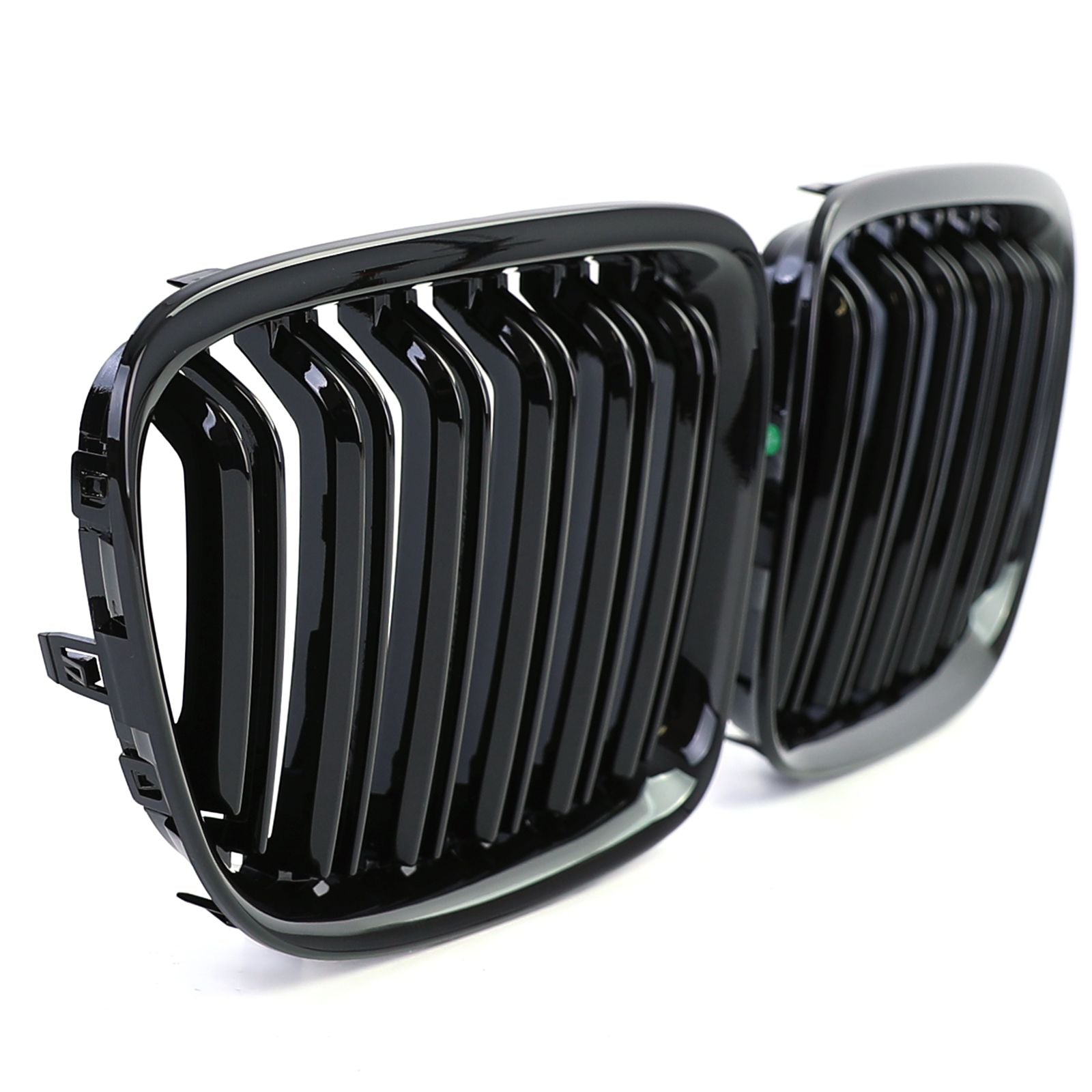 Kühlergrill Doppelsteg Schwarz glänzend – passend für BMW X1 E84