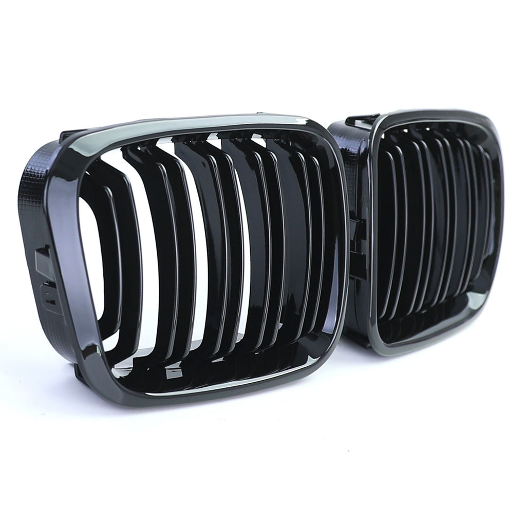 Kühlergrill Doppelsteg Schwarz glänzend – passend für BMW 3er E46 Limousine/Touring Vorfacelift