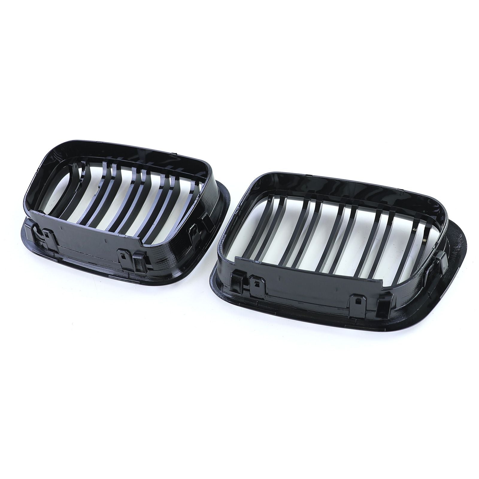 Kühlergrill Doppelsteg Schwarz glänzend – passend für BMW 3er E46 Limousine/Touring Vorfacelift