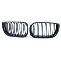 Kühlergrill Doppelsteg Schwarz glänzend – passend für BMW 3er E46 Limousine/Touring Facelift