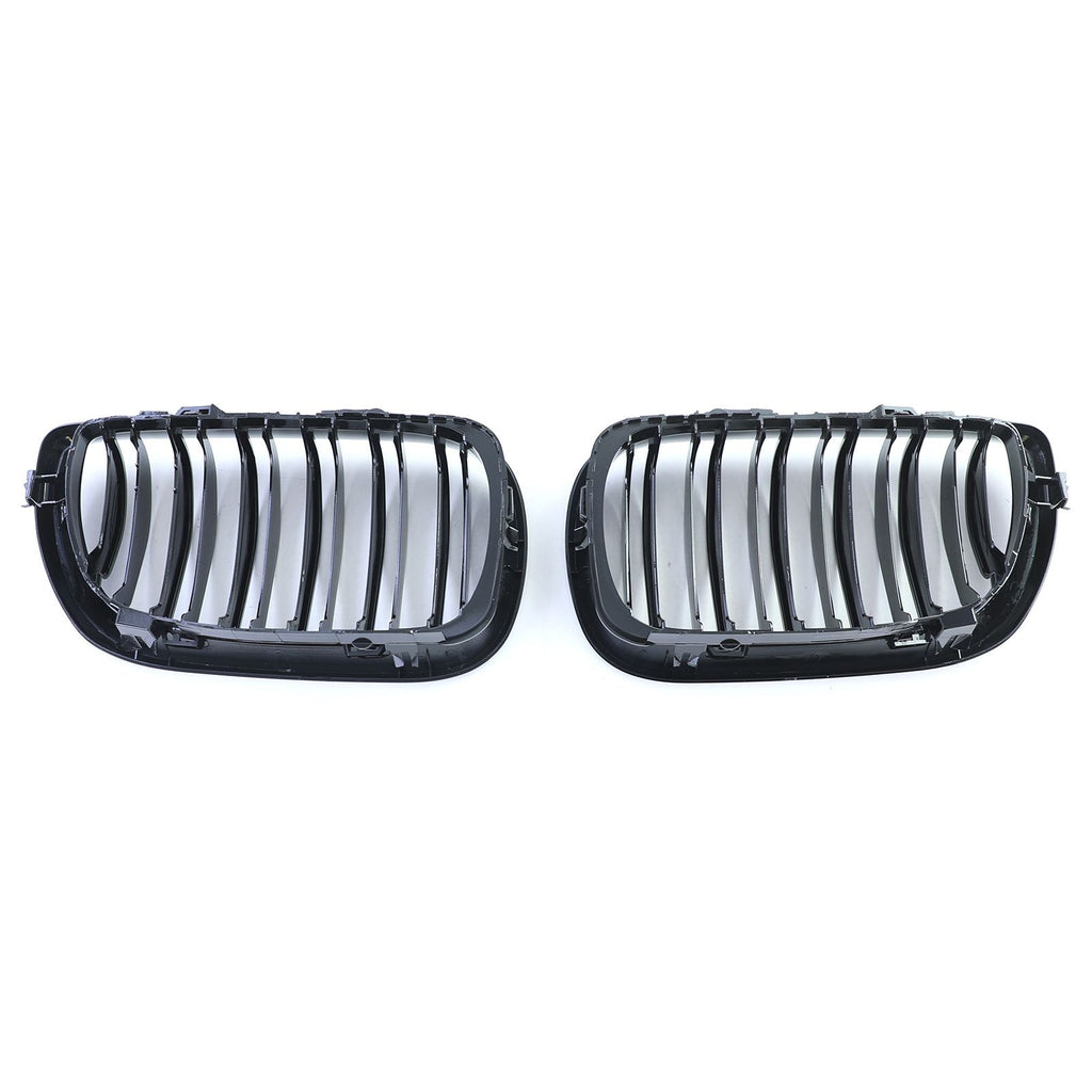 Kühlergrill Doppelsteg Schwarz glänzend – passend für BMW 3er E46 Limousine/Touring Facelift