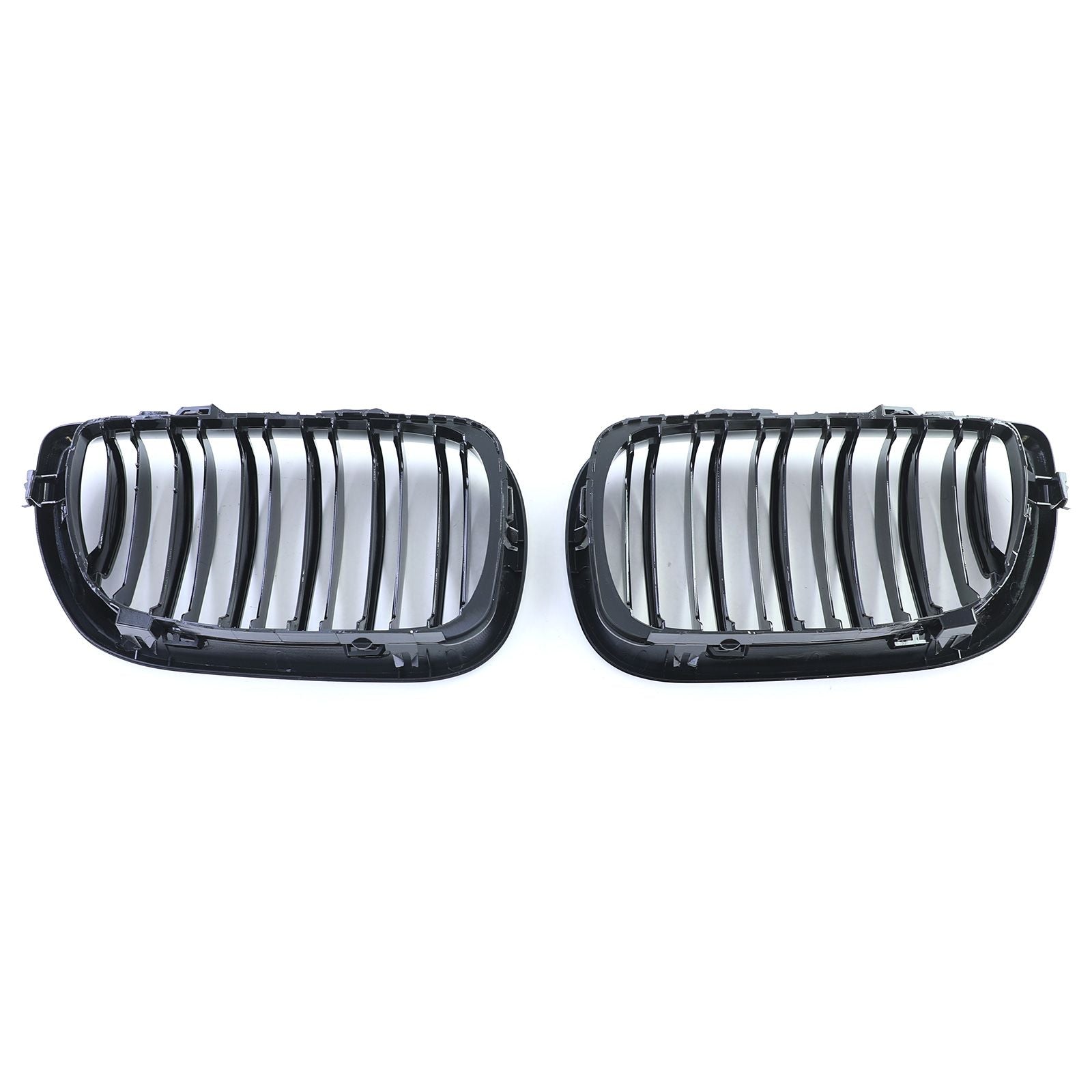 Kühlergrill Doppelsteg Schwarz glänzend – passend für BMW 3er E46 Limousine/Touring Facelift
