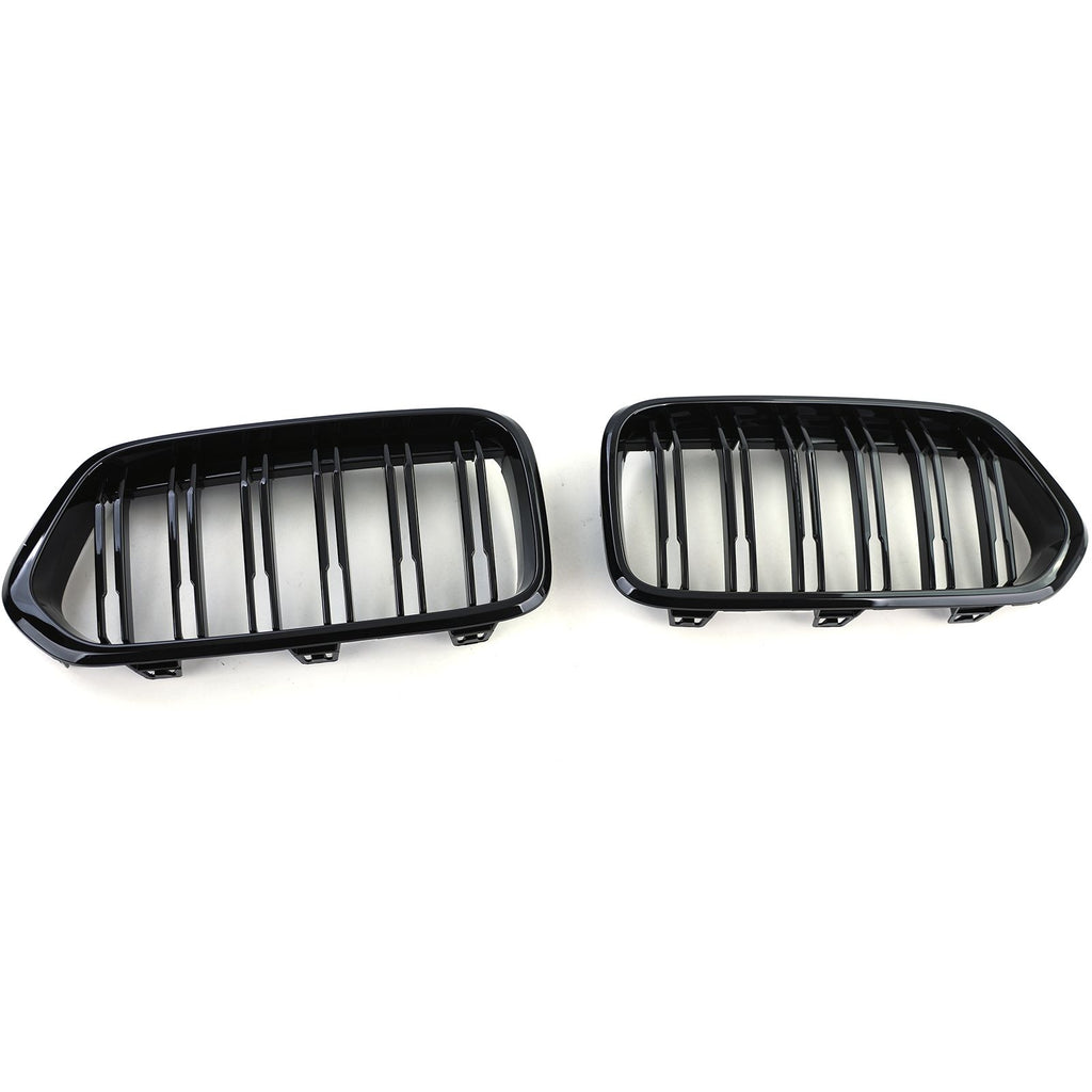 Kühlergrill Doppelsteg Schwarz glänzend – passend für BMW X2 F39