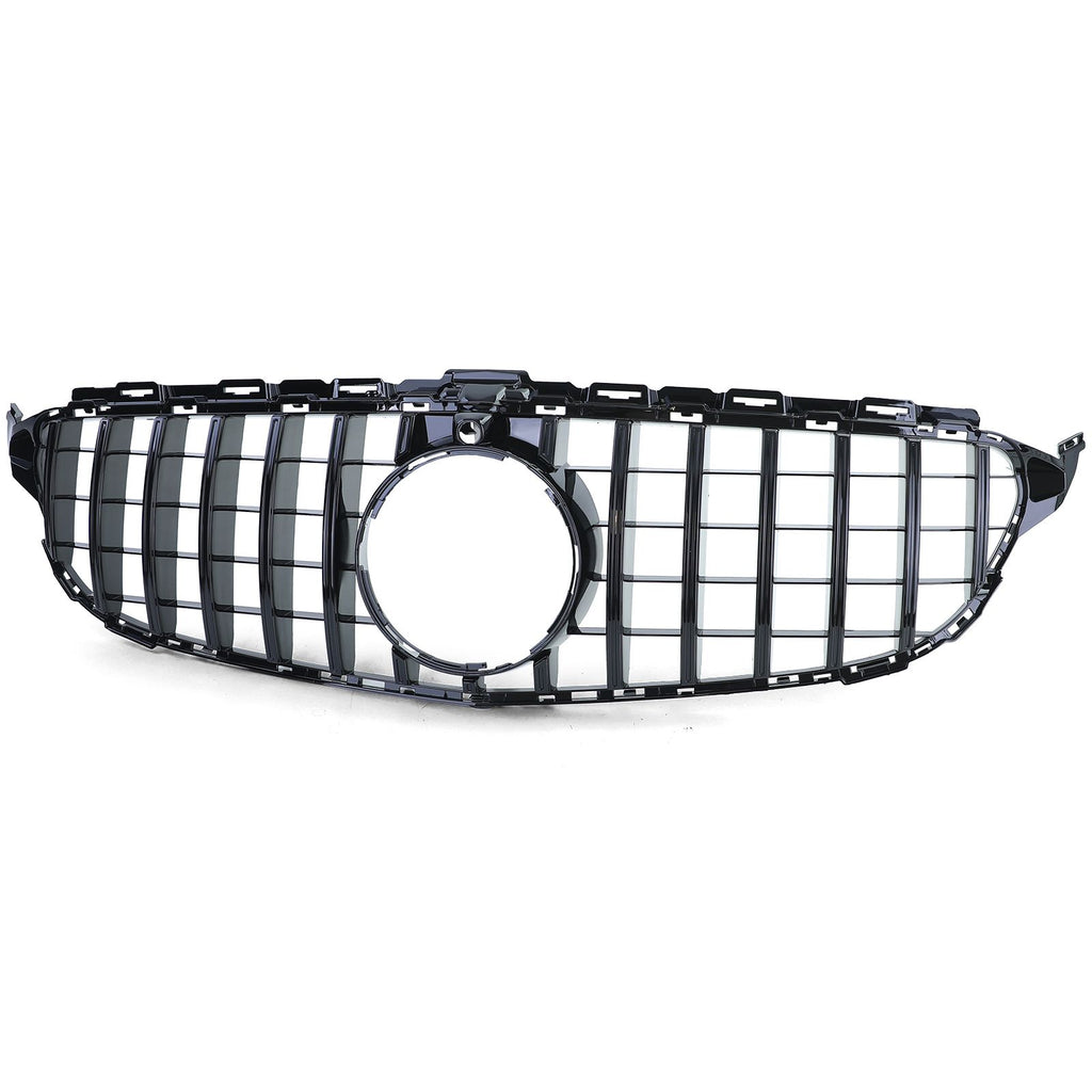 Kühlergrill Schwarz Glanz – passend für Mercedes C-Klasse W205 / S205 Vorfacelift
