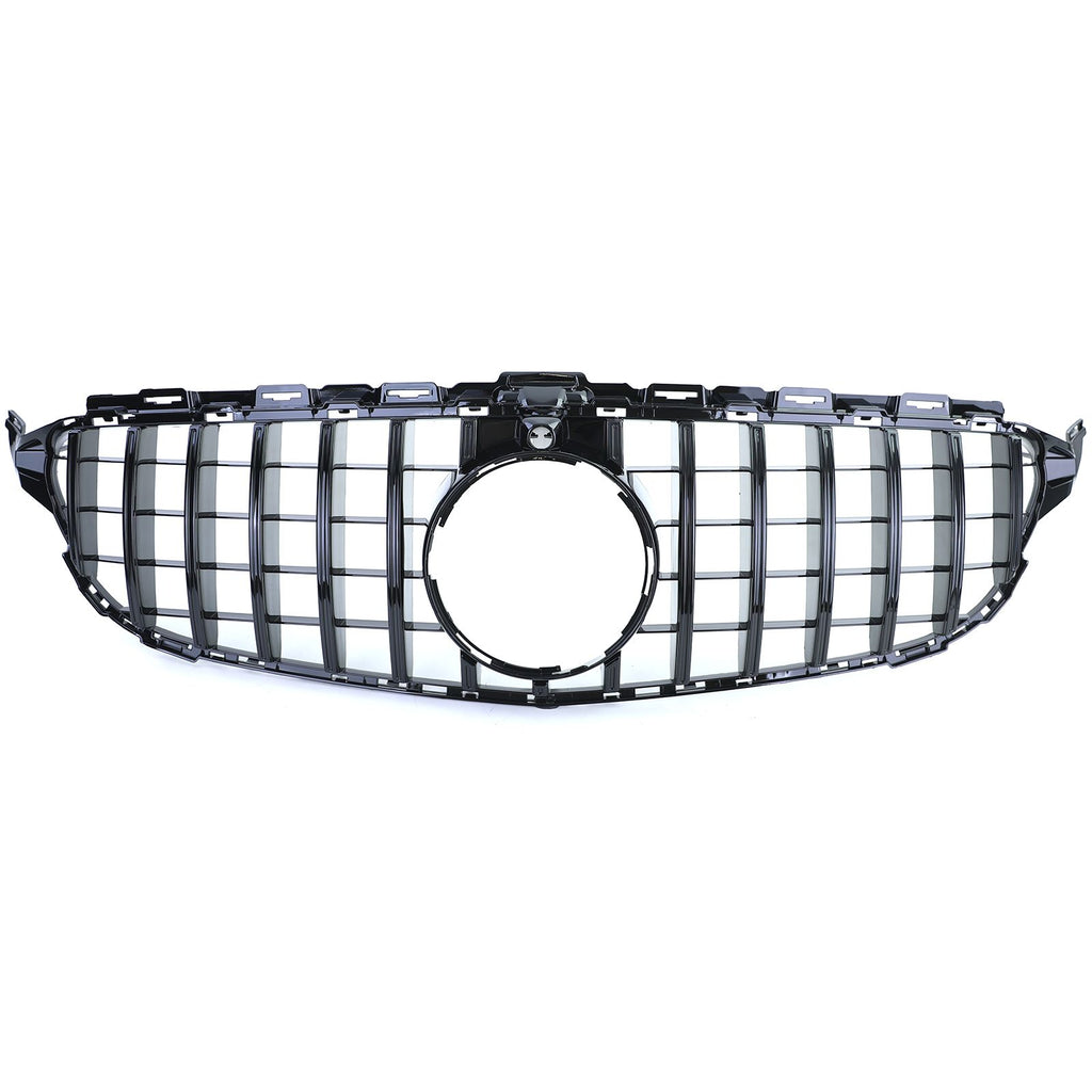 Kühlergrill Schwarz Glanz – passend für Mercedes C-Klasse W205 / S205 Vorfacelift