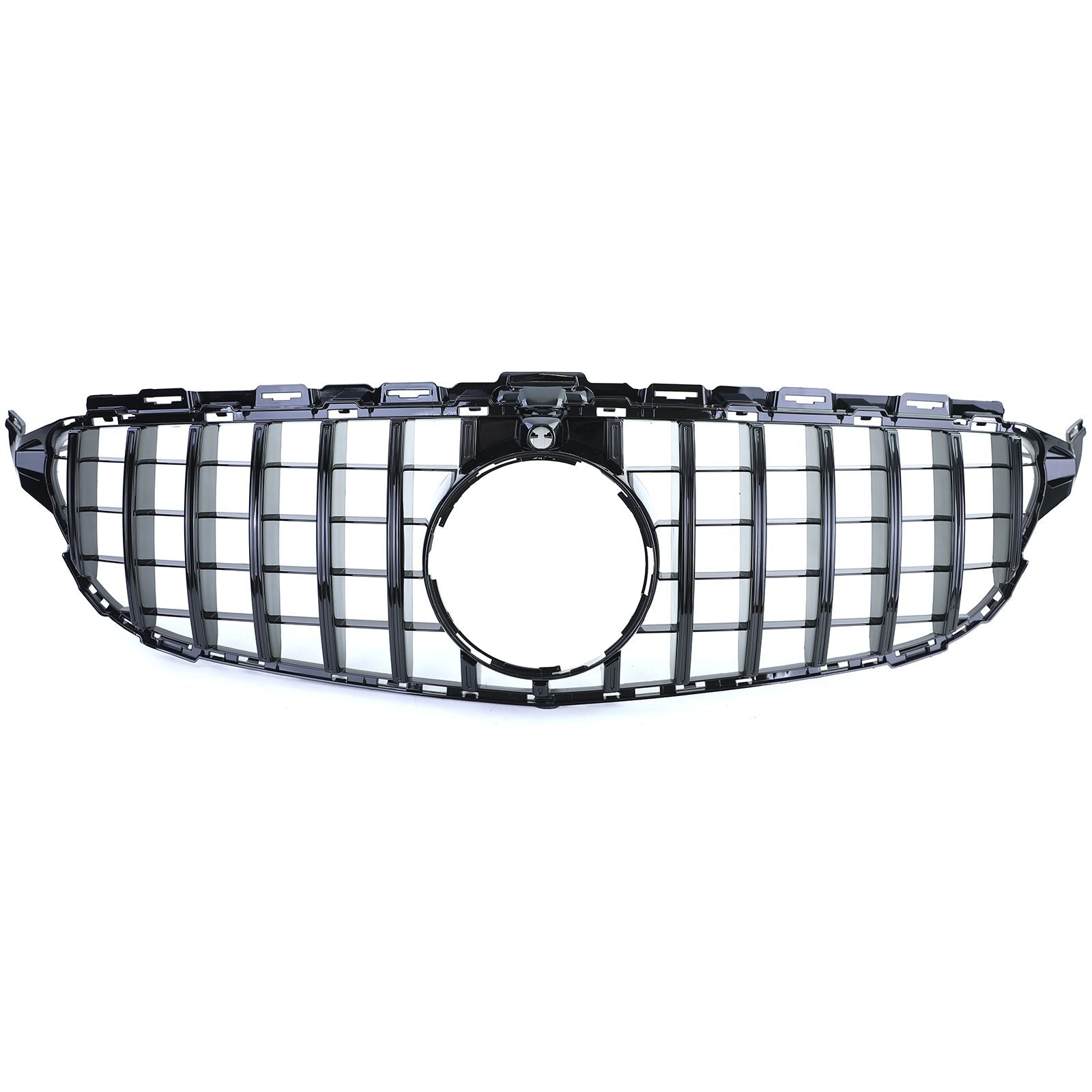 Kühlergrill Schwarz Glanz – passend für Mercedes C-Klasse W205 / S205 Vorfacelift