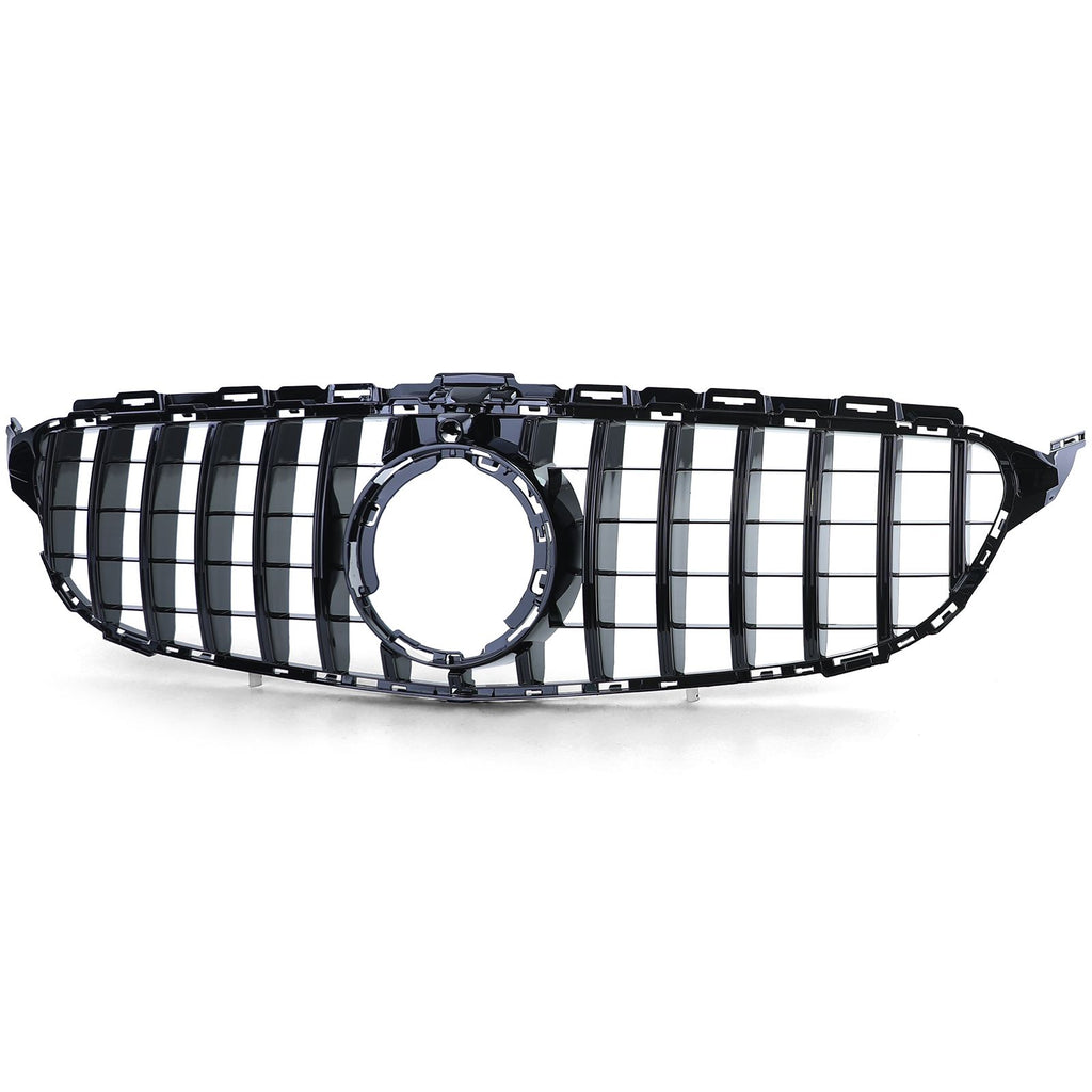 Kühlergrill Schwarz Glanz – passend für Mercedes C-Klasse W205 / S205 Facelift
