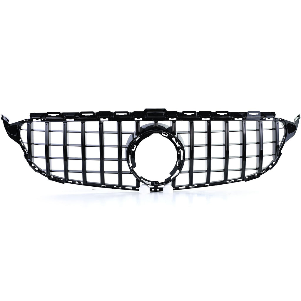 Kühlergrill Schwarz Glanz – passend für Mercedes C-Klasse W205 / S205 Facelift