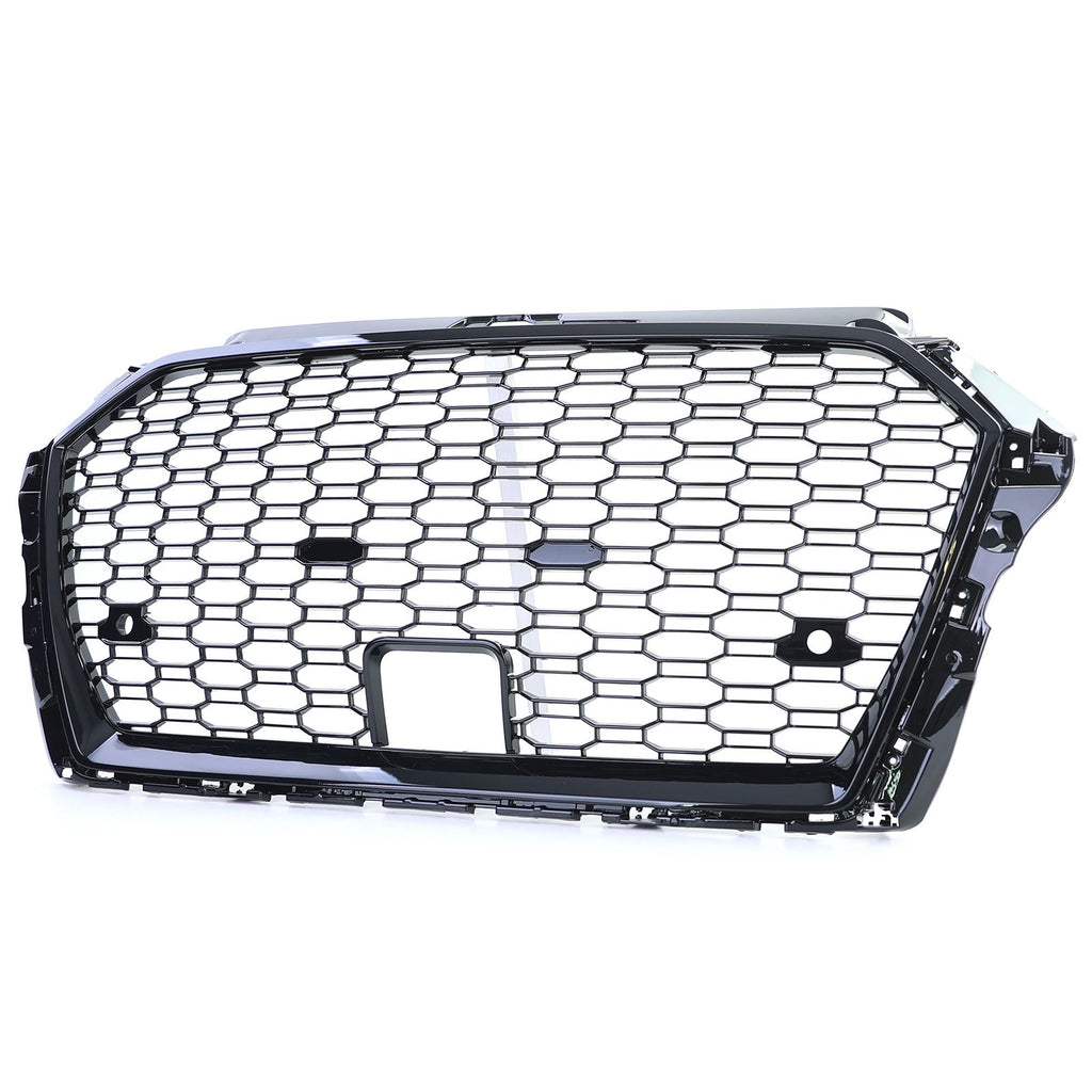 Wabengrill Schwarz glänzend – passend für Audi A3 8V Facelift