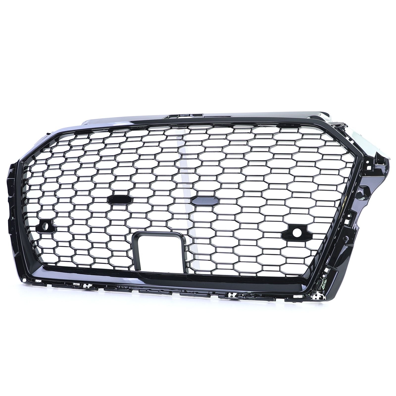 Wabengrill Schwarz glänzend – passend für Audi A3 8V Facelift