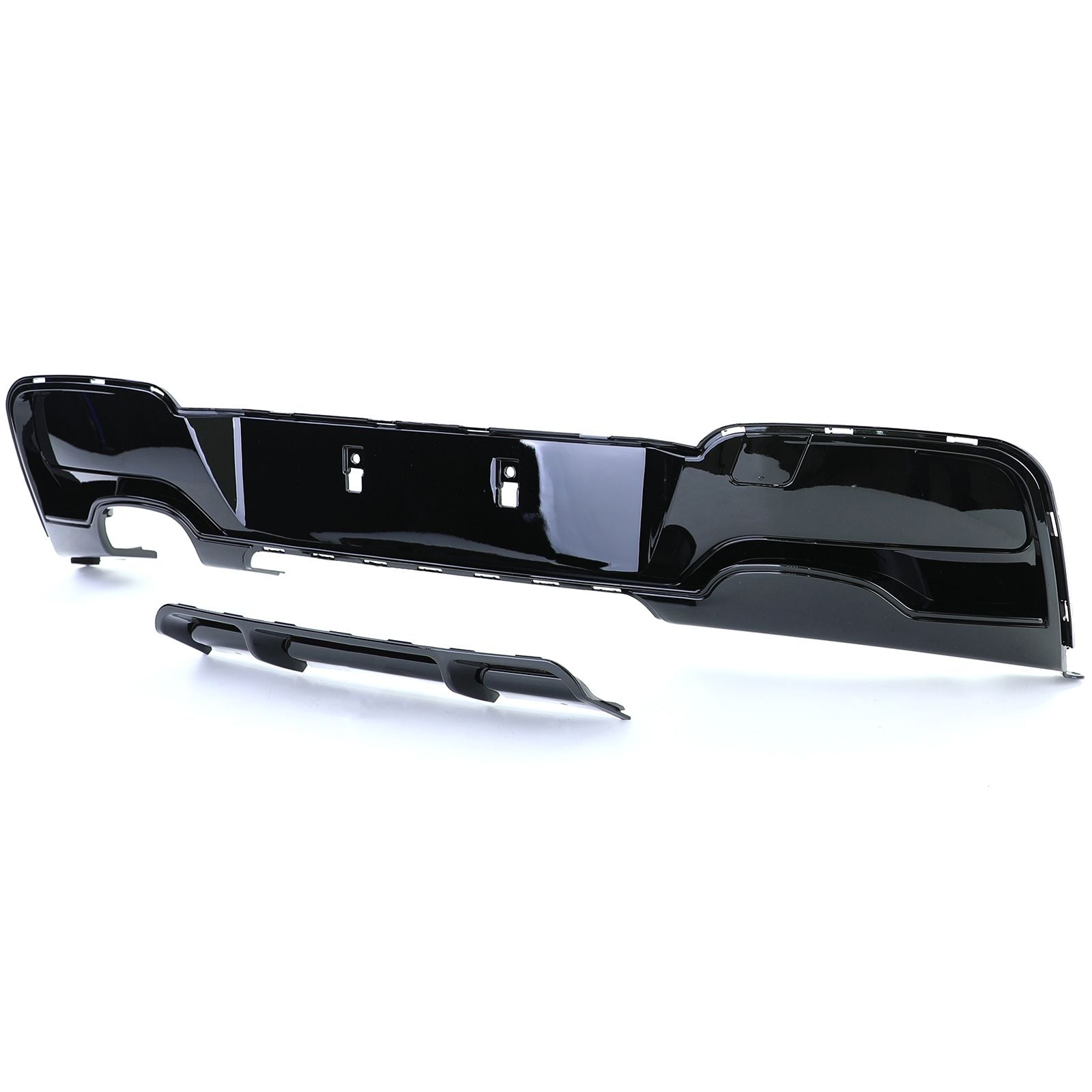 Heckdiffusor Schwarz Glanz passend für BMW 1er F20 F21 Vorfacelift