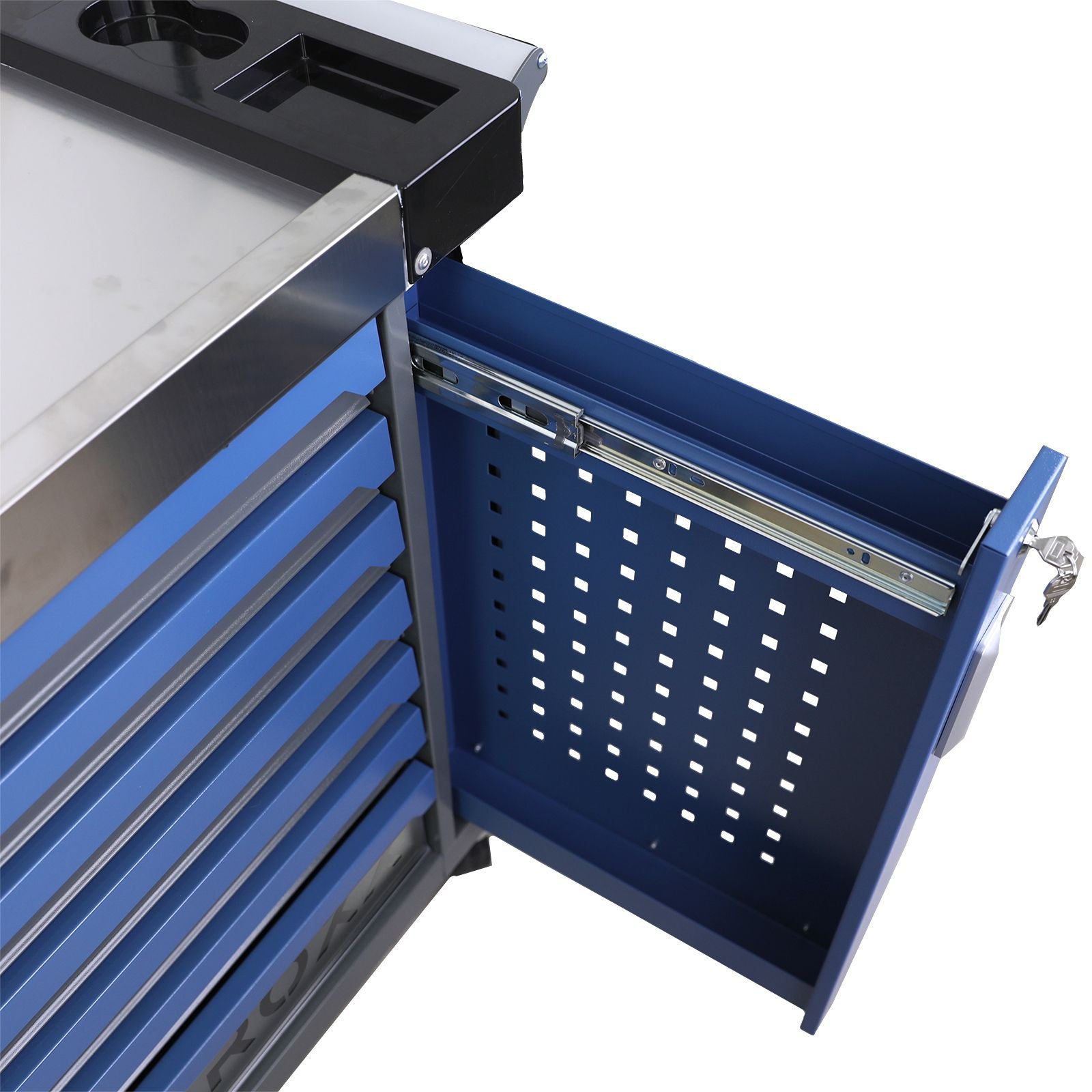 Werkstattwagen mit Werkzeugset – 258-teilig, fahrbar