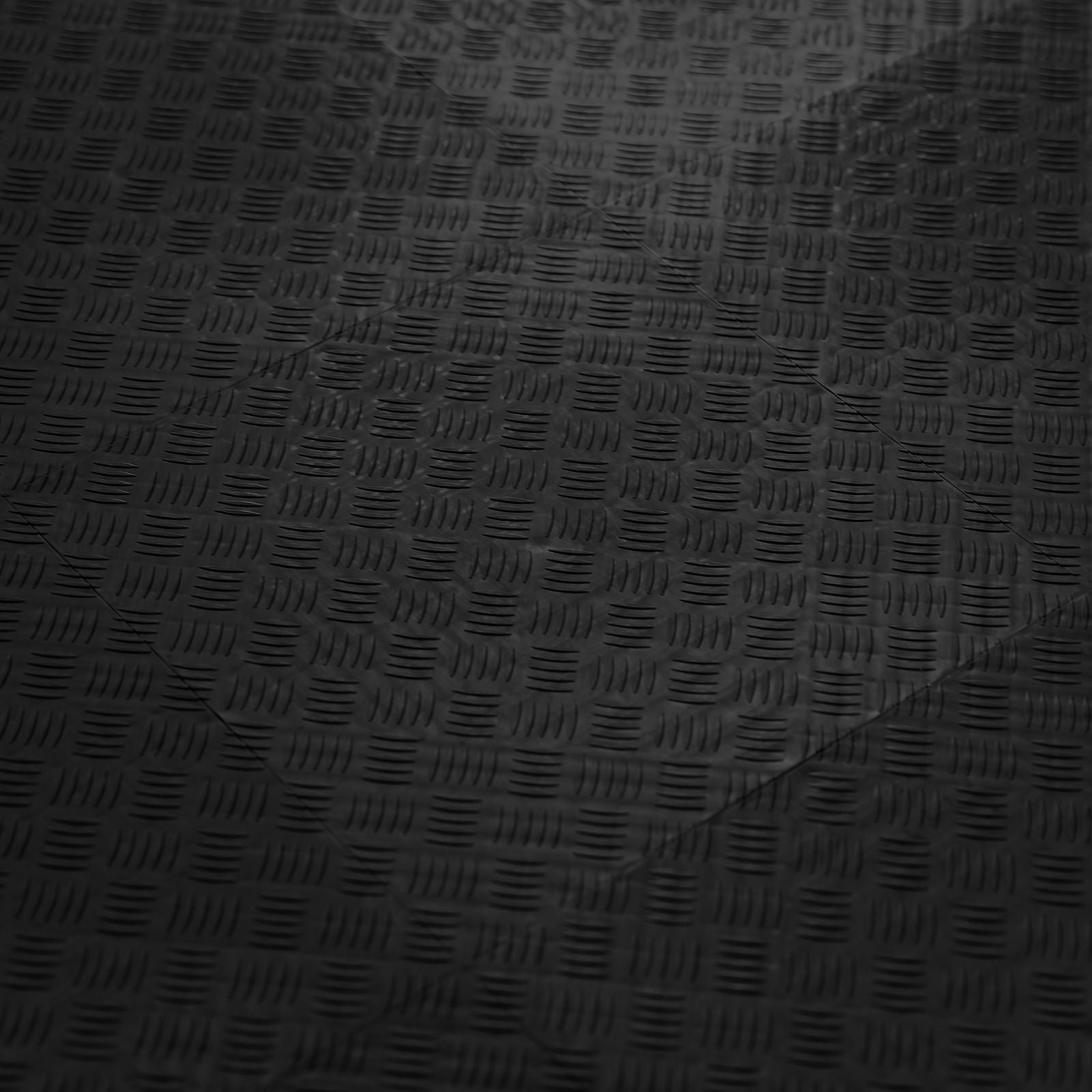 Klickfliesen Set – Werkstattboden im Riffelblech-Look, 15,68 m² (2,80 x 5,60 m, 98 Stück)