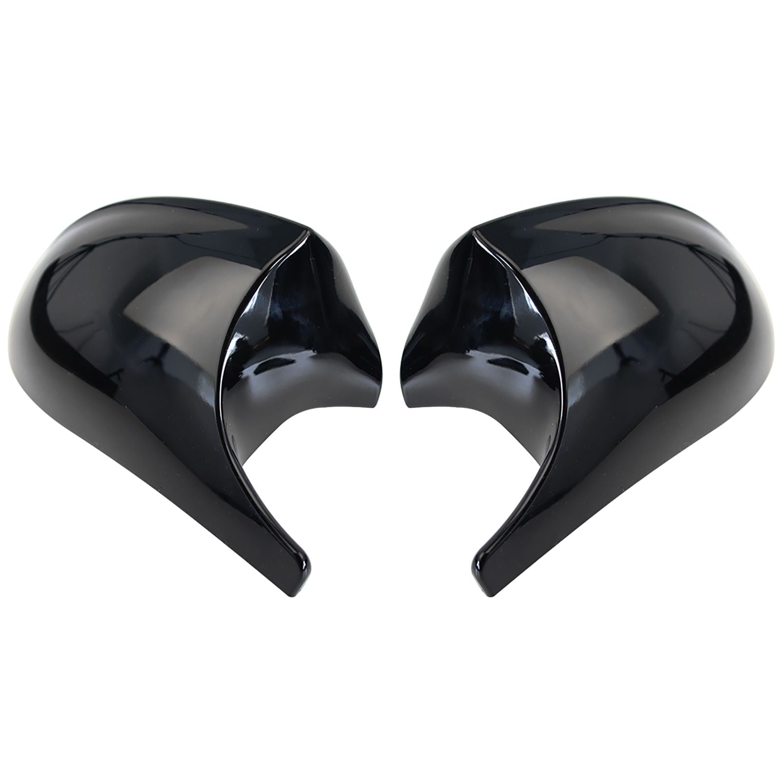 Spiegelkappen passend für BMW 3er E90 E91 E92 E93 Vorfacelift Schwarz Glanz