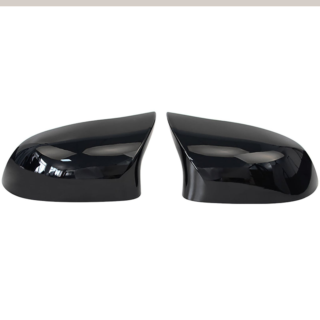 Spiegelkappen passend für BMW X6 F16 Schwarz Glanz