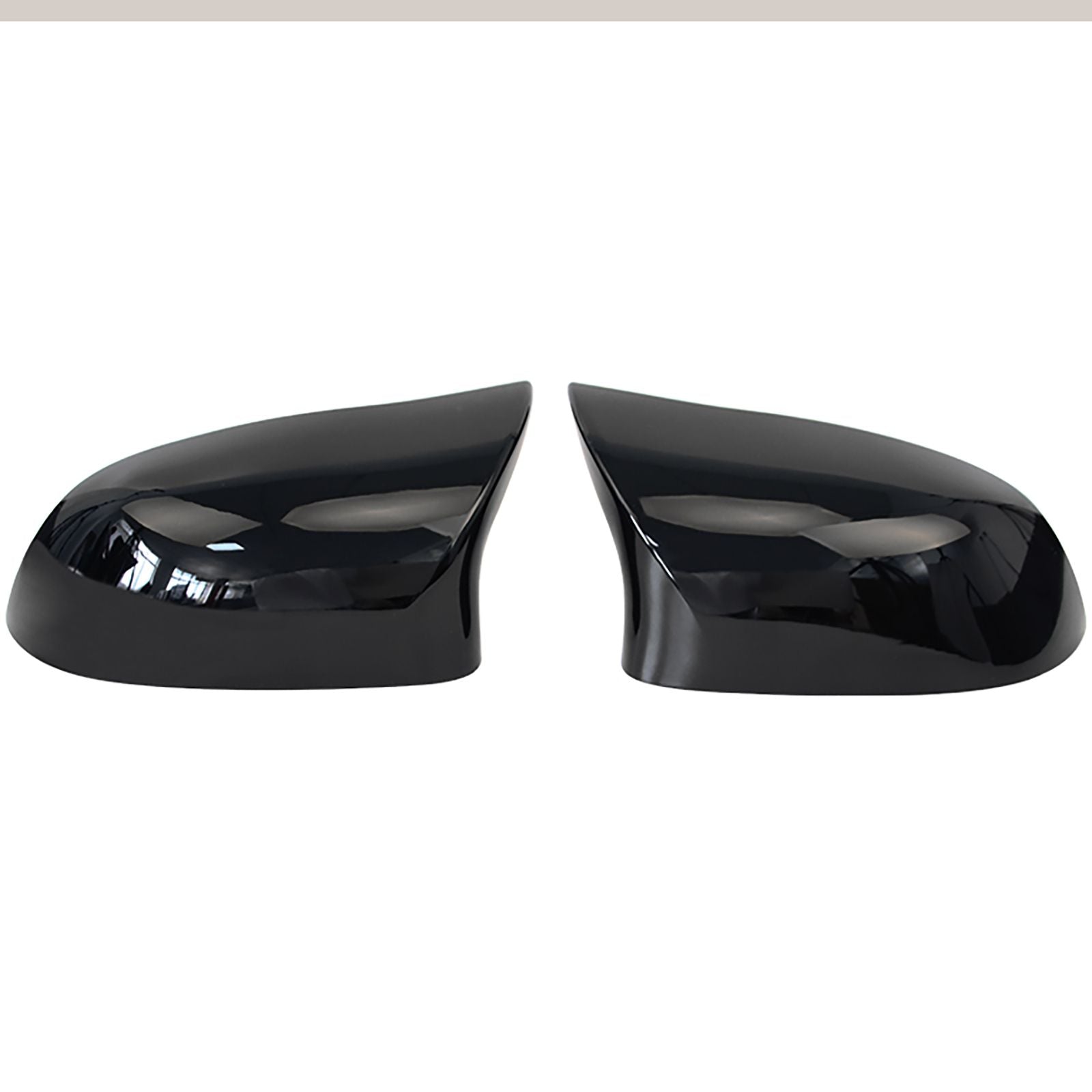 Spiegelkappen passend für BMW X6 F16 Schwarz Glanz