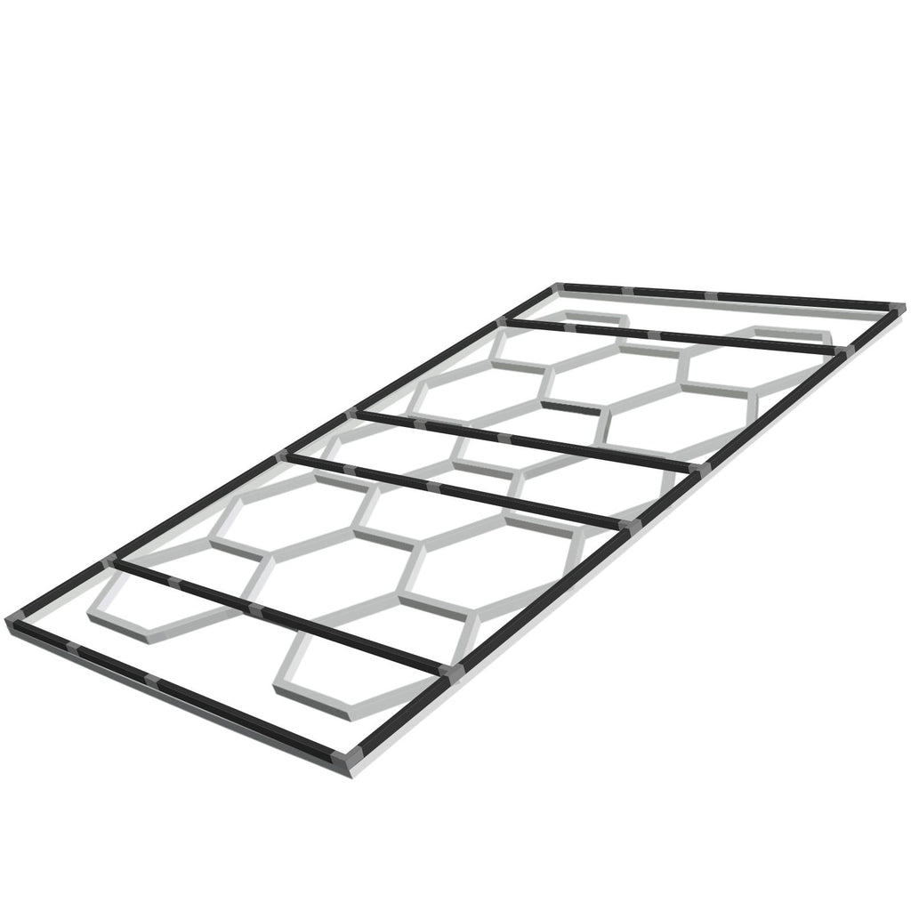 Alu Rahmen für Hexagon LED Beleuchtung