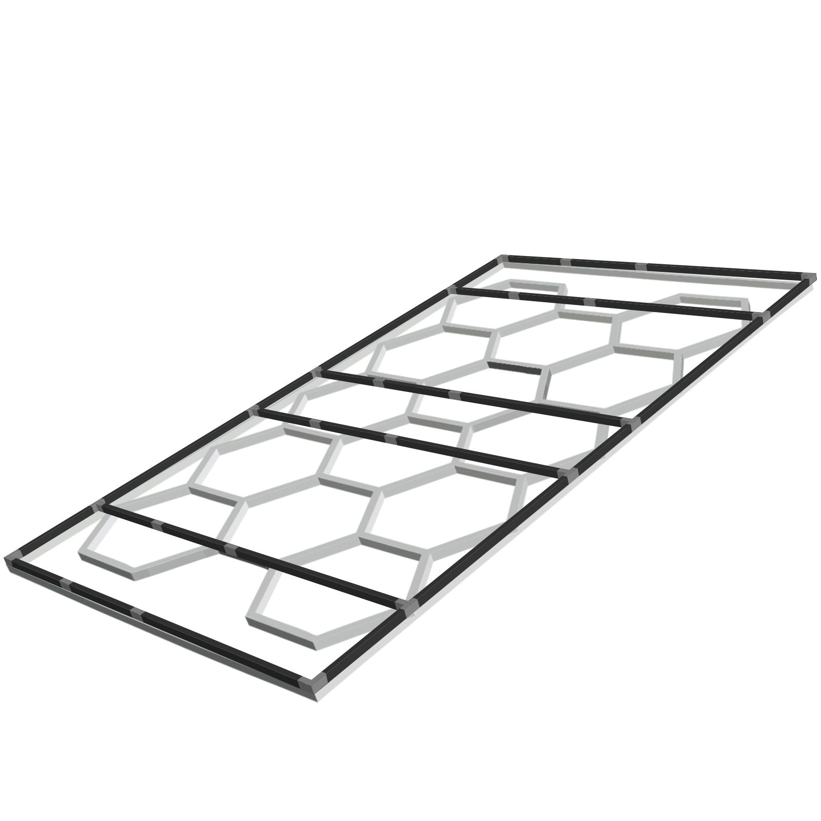 Alu Rahmen für Hexagon LED Beleuchtung