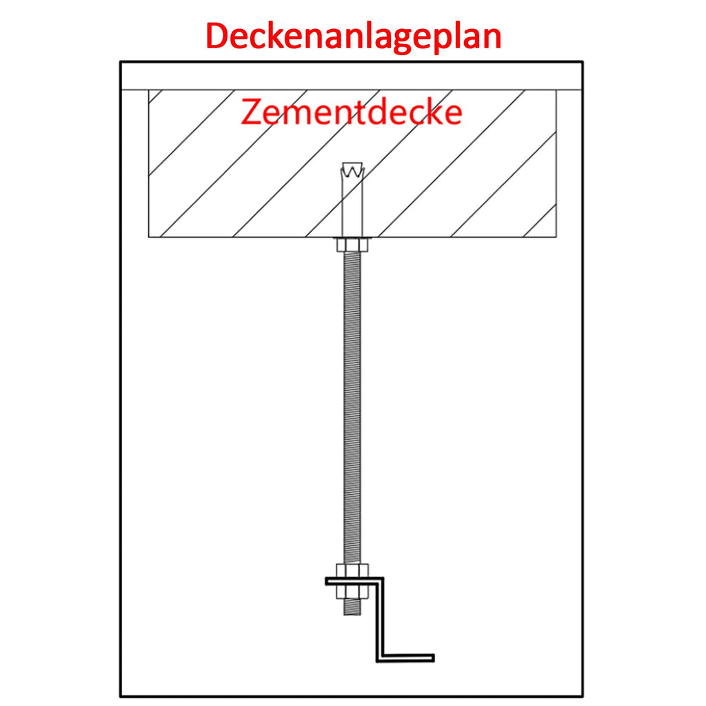 Alu Rahmen für Hexagon LED Beleuchtung