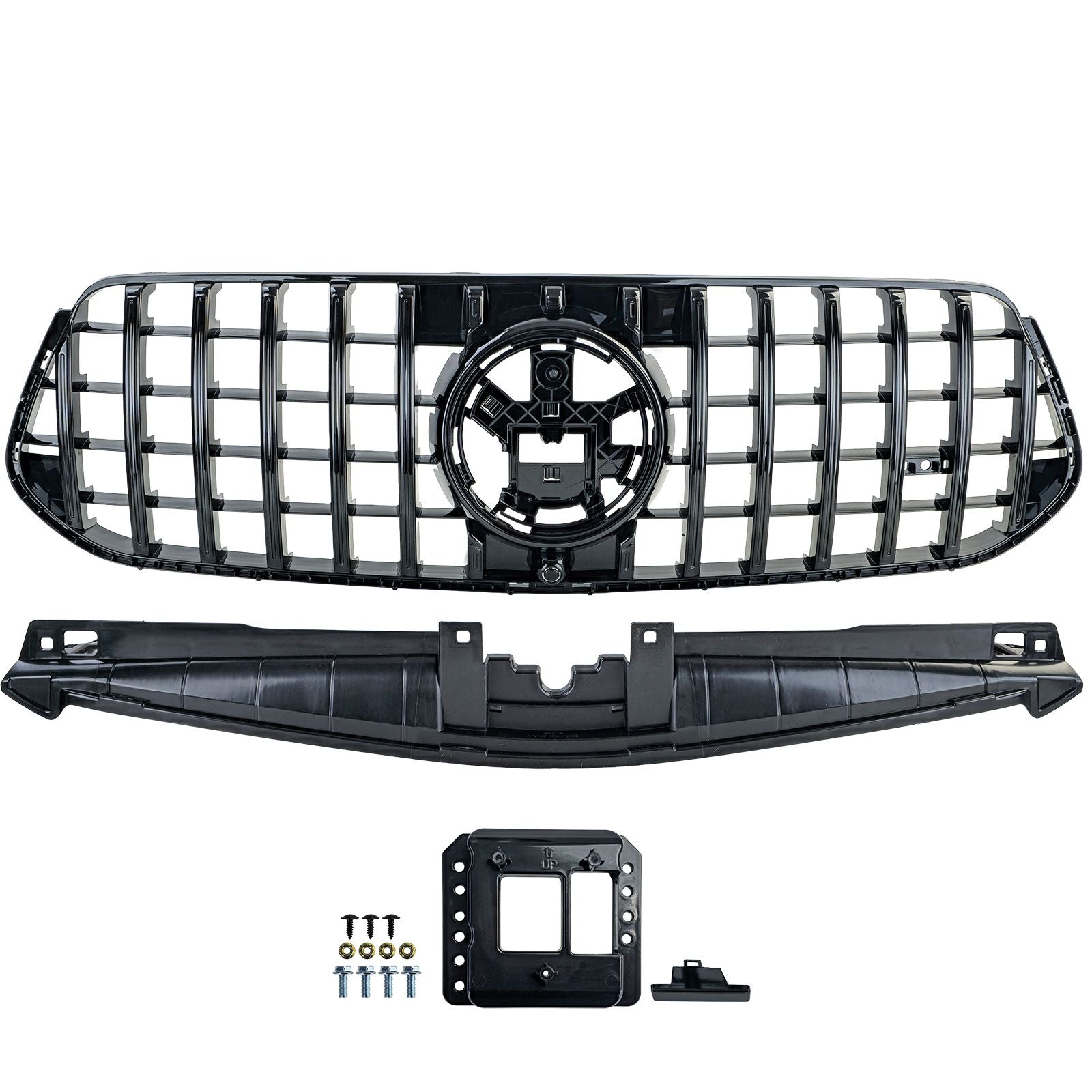 Kühlergrill Schwarz Glanz – passend für Mercedes GLE V167 / C167 Facelift