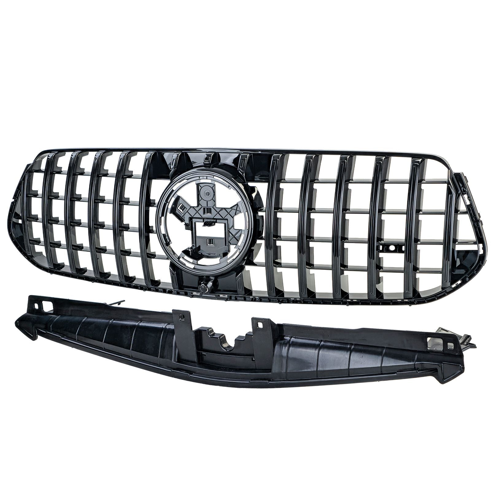 Kühlergrill Schwarz Glanz – passend für Mercedes GLE V167 / C167 Facelift