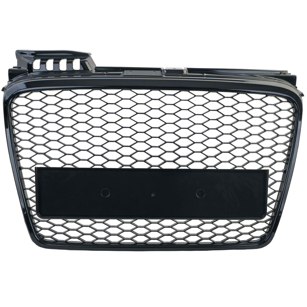 Wabengrill Schwarz glänzend – passend für Audi A4 B7