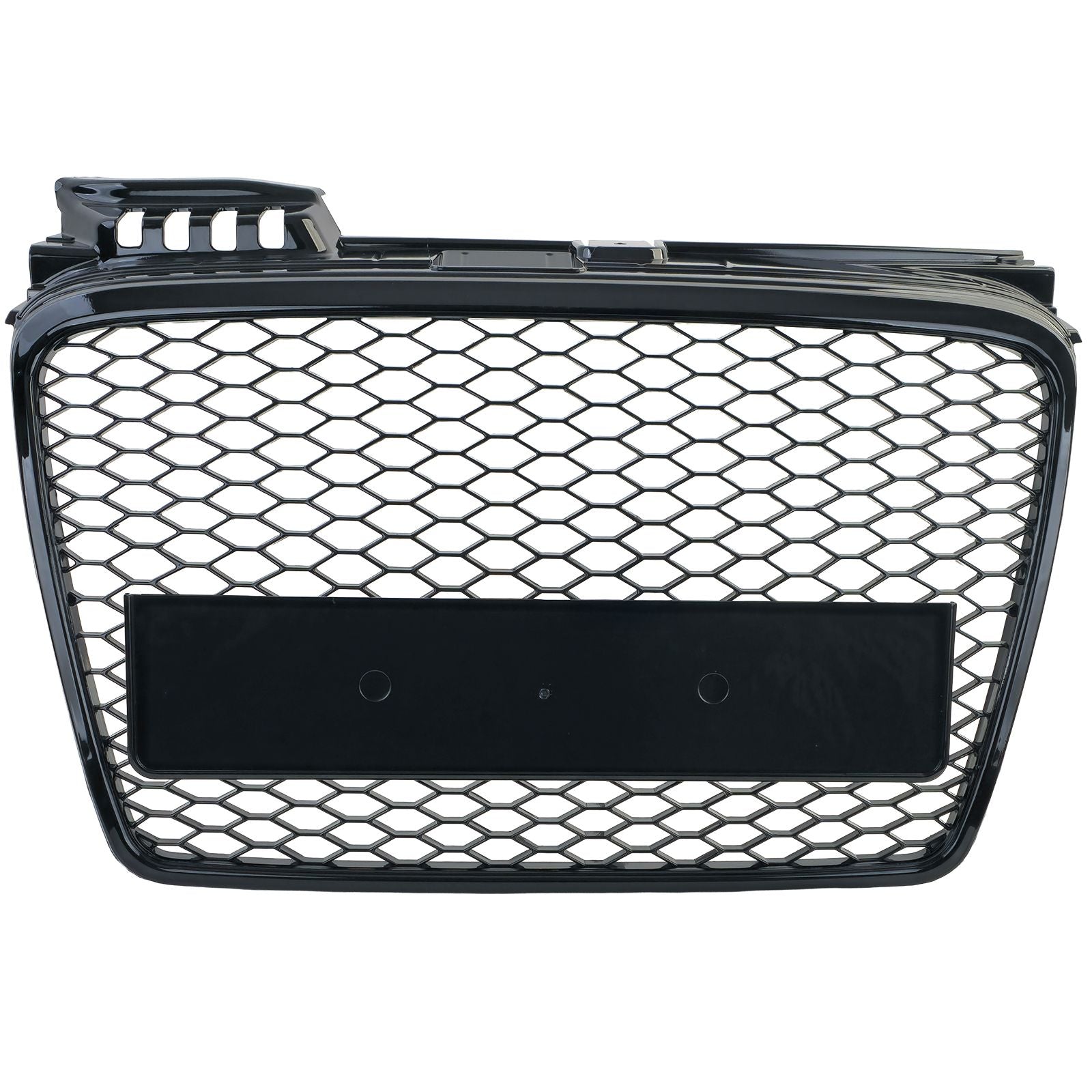 Wabengrill Schwarz glänzend – passend für Audi A4 B7
