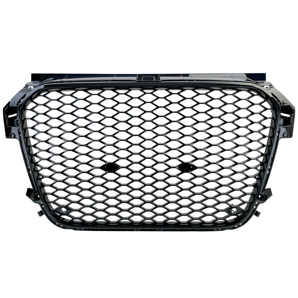 Wabengrill Schwarz glänzend – passend für Audi A1 8X Vorfacelift