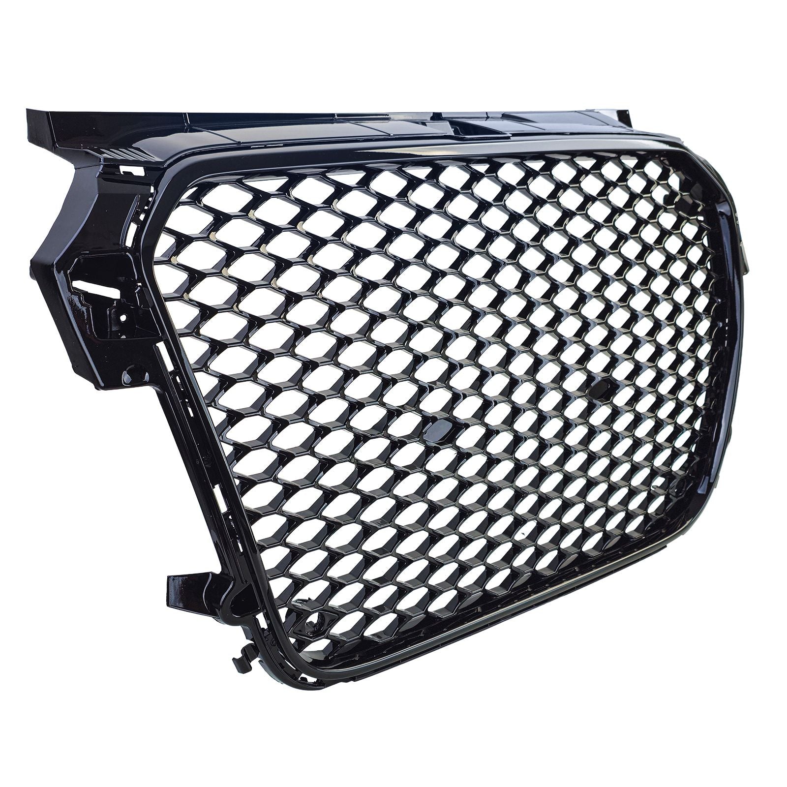 Wabengrill Schwarz glänzend – passend für Audi A1 8X Vorfacelift